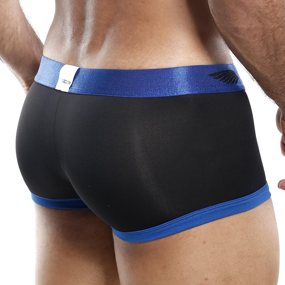 Agacio AGG024 Boxer Trunk featuring a soft fabric, contouring pouch, and comfortable waistband, designed for mid-thigh coverage.