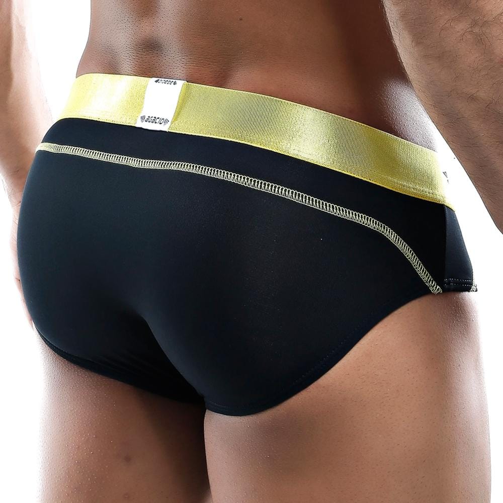 Agacio AGJ013 Brief showcasing sleek design and subtle texture, perfect for enhancing masculine contours.