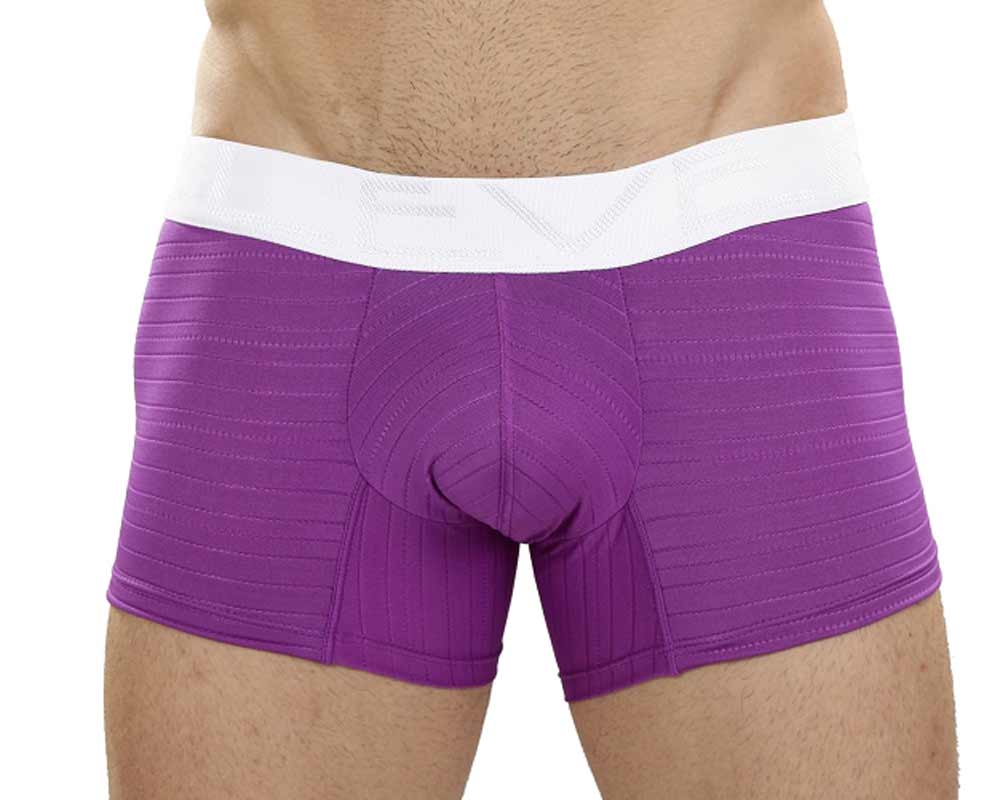 Clever 2099 Boxer featuring a stylish striped design and contouring pouch for enhanced comfort and support.