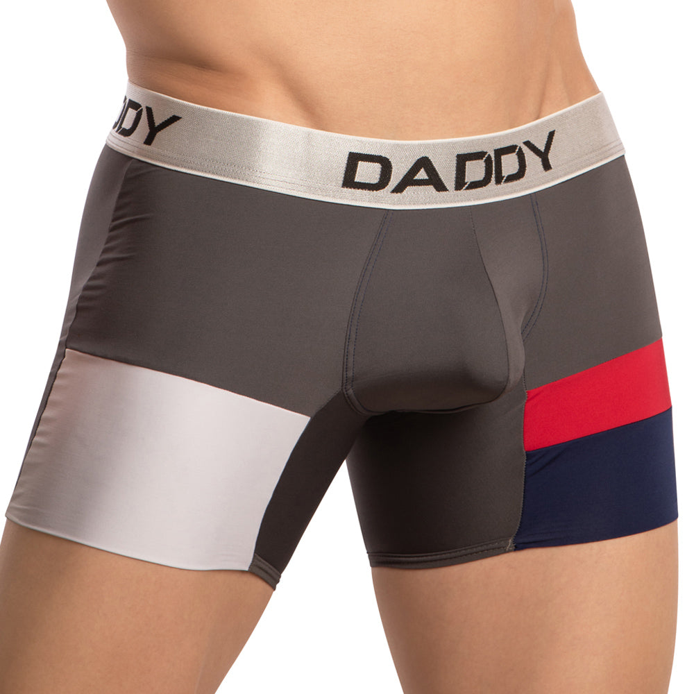 Daddy DDG018 Full Length Comfy Boxer Trunk in a stylish design, showcasing soft fabric and a snug fit, perfect for everyday comfort.