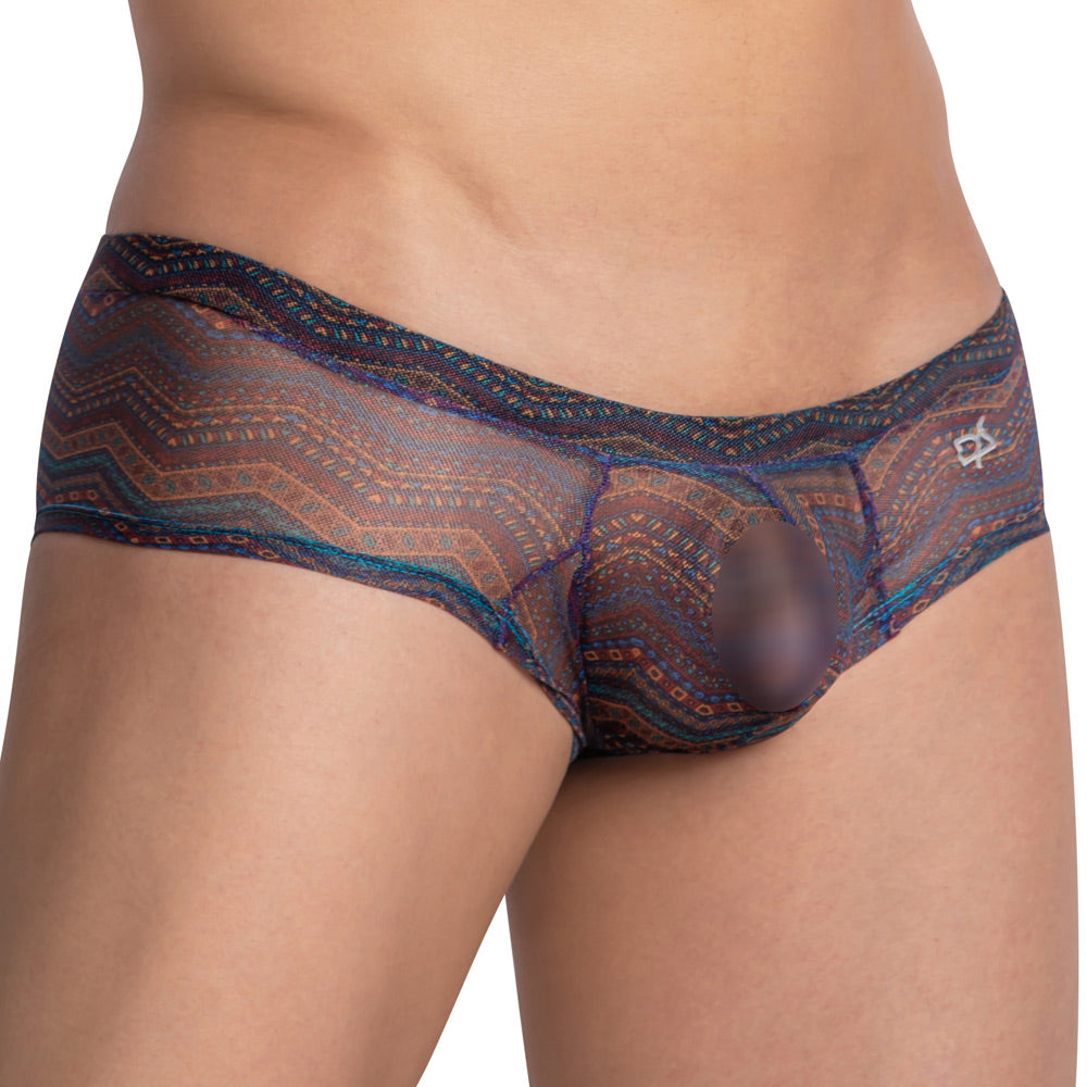 Daniel Alexander DAG008 Sheer Boxer featuring a sheer design made from polyamide and spandex, showcasing comfort and style.