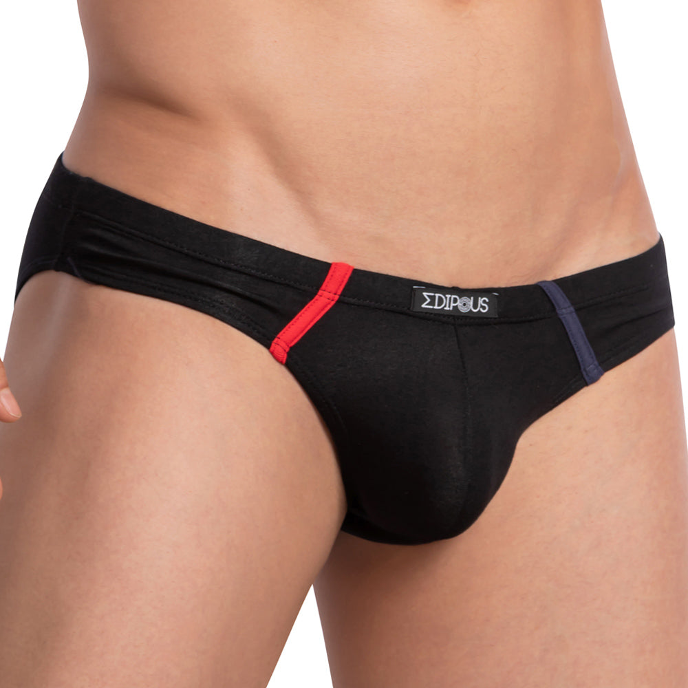 Edipous EDJ017 Munich Brief showcasing soft viscose and spandex fabric in a stylish design.