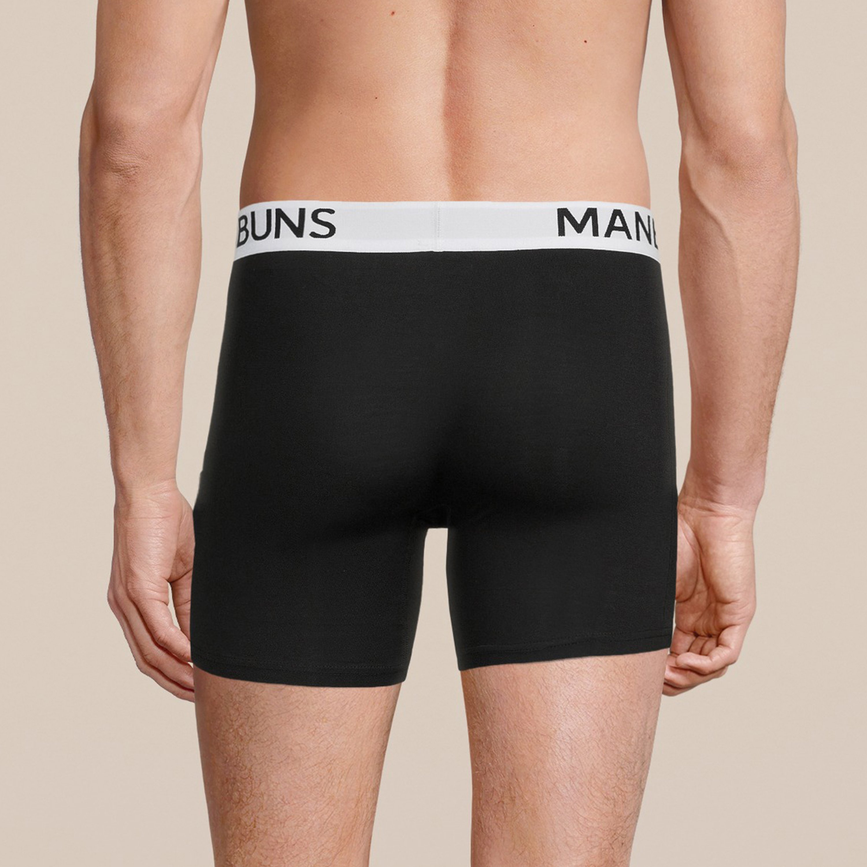 Men's Classic Black Boxer Brief Underwear made from breathable microfiber, featuring a modern fit and moisture-wicking technology for ultimate comfort.