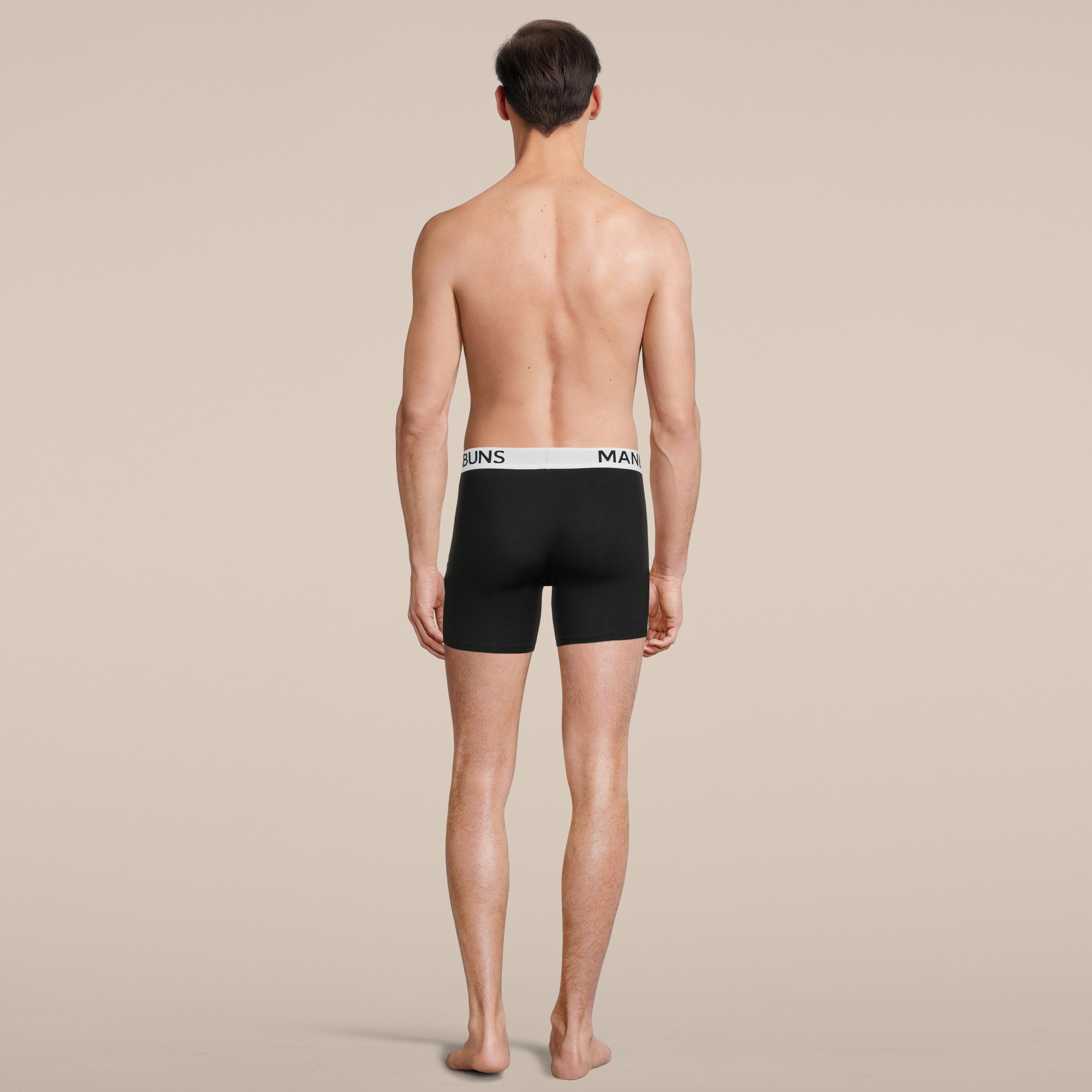 Men's Classic Black Boxer Brief Underwear made from breathable microfiber, featuring a modern fit and moisture-wicking technology for ultimate comfort.