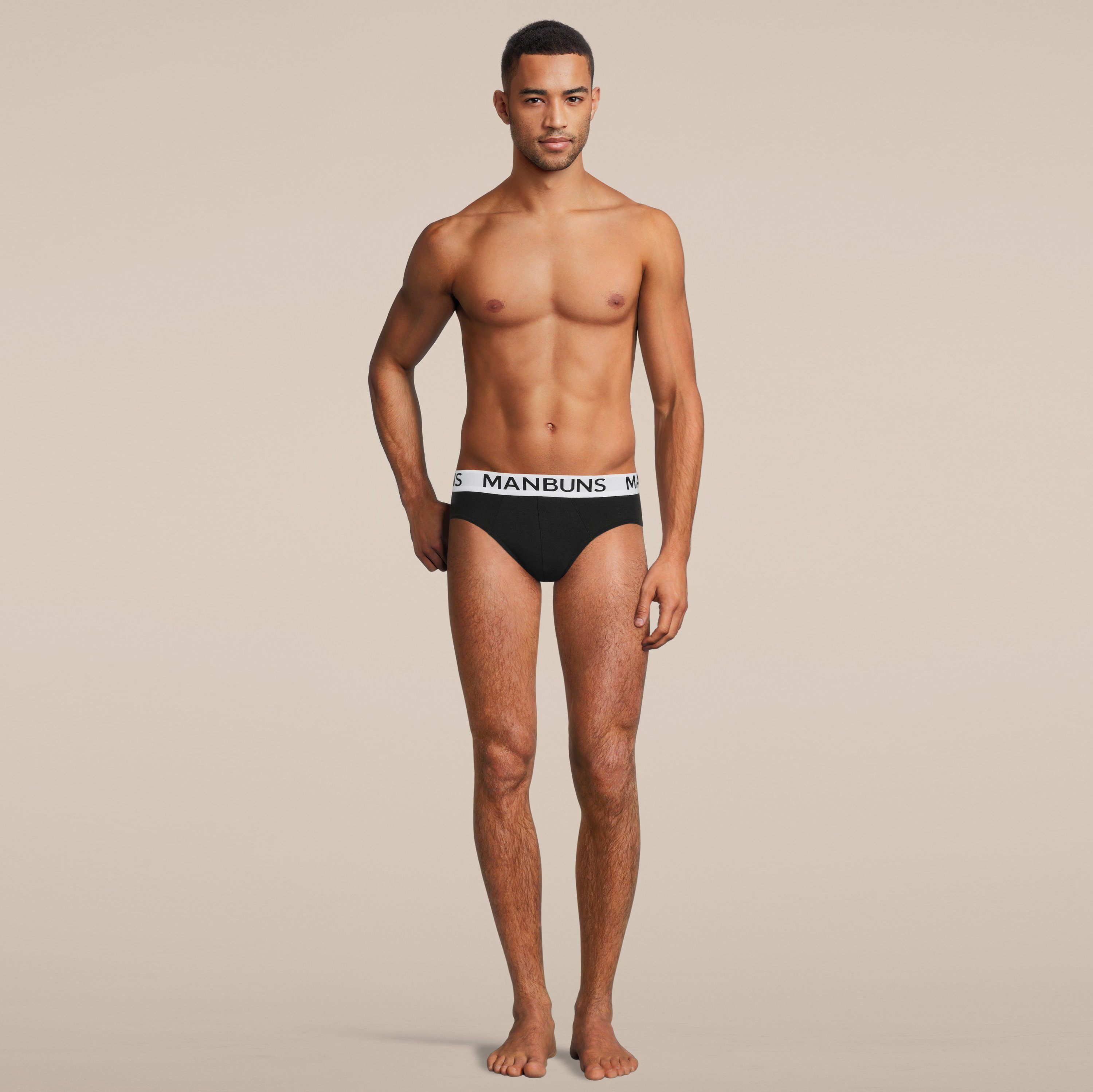 Men's Classic Black Brief Underwear made from breathable microfiber, featuring a modern fit and moisture-wicking technology for all-day comfort.