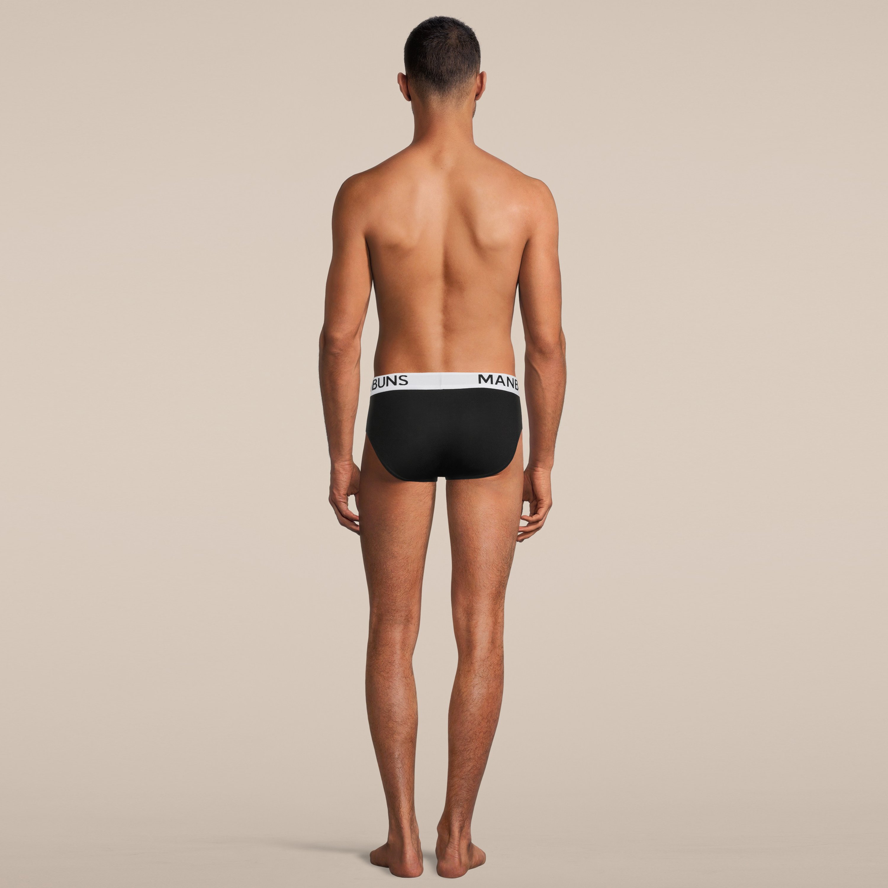 Men's Classic Black Brief Underwear made from breathable microfiber, featuring a modern fit and moisture-wicking technology for all-day comfort.