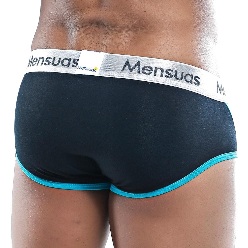 Mensuas MNH021 Brief showcasing a sleek fit and stylish texture, made from a soft cotton blend for comfort.