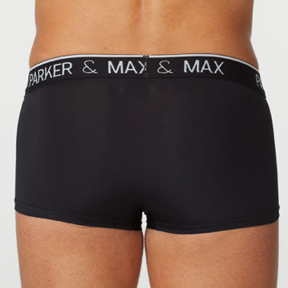 Parker & Max PMFP-T1 Micro Luxe Trunk showcasing contoured pouch and elastic waistband in a stylish design.