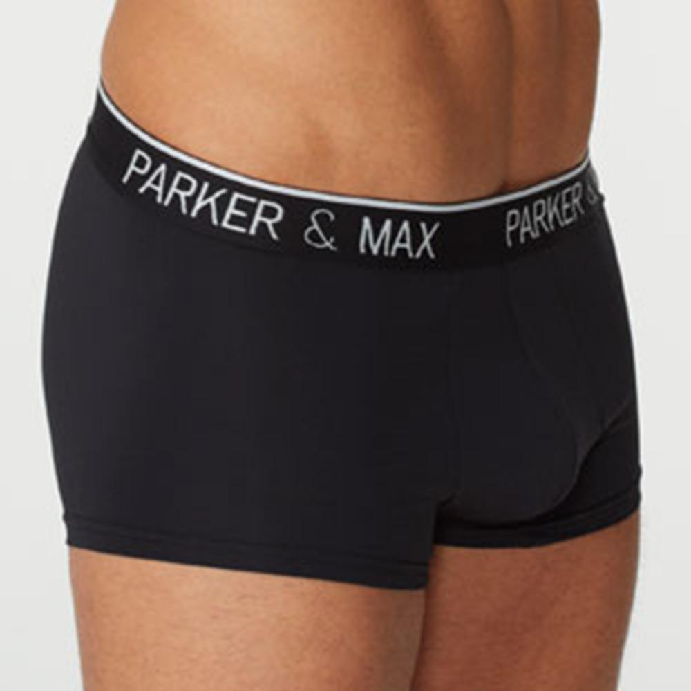 Parker & Max PMFP-T1 Micro Luxe Trunk showcasing contoured pouch and elastic waistband in a stylish design.