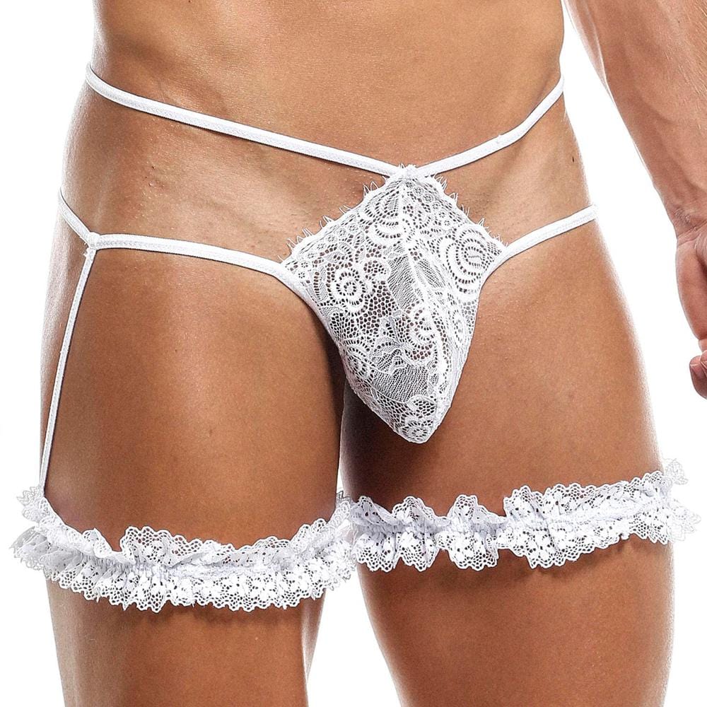 Secret Male SML010 Bawd G-String featuring a sexy lace design and supportive strings.