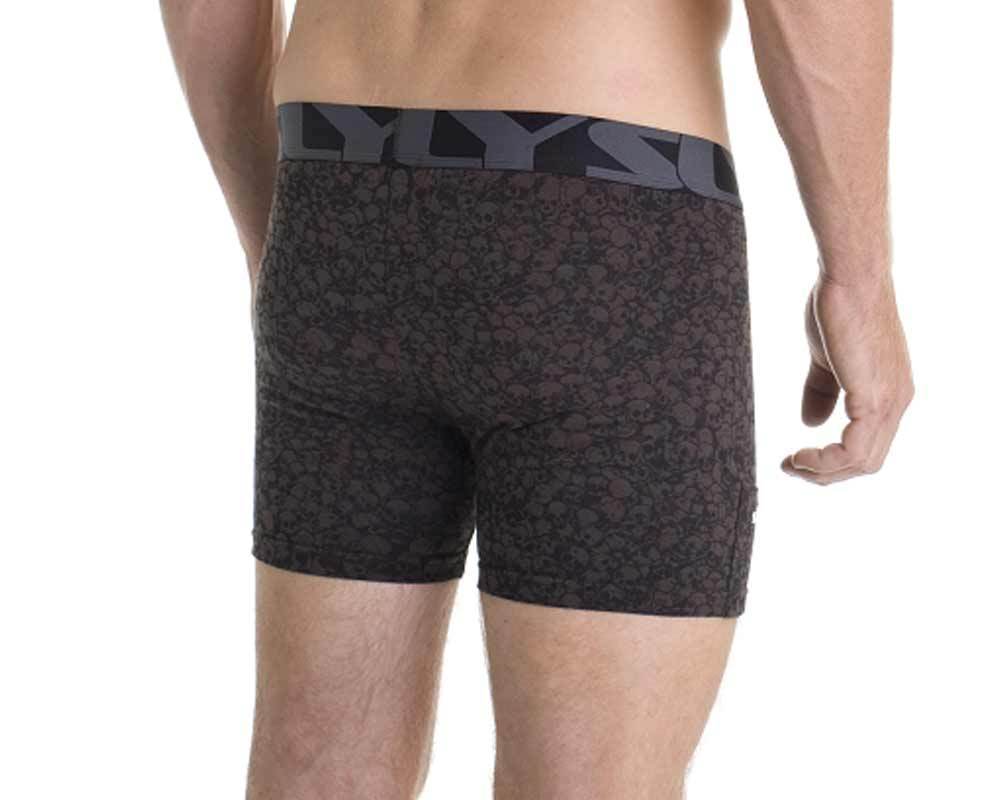 SLY SL-BURDDW Rising Dead Work Boxer Brief featuring a subtle print and form-fitting design, perfect for comfort and style.