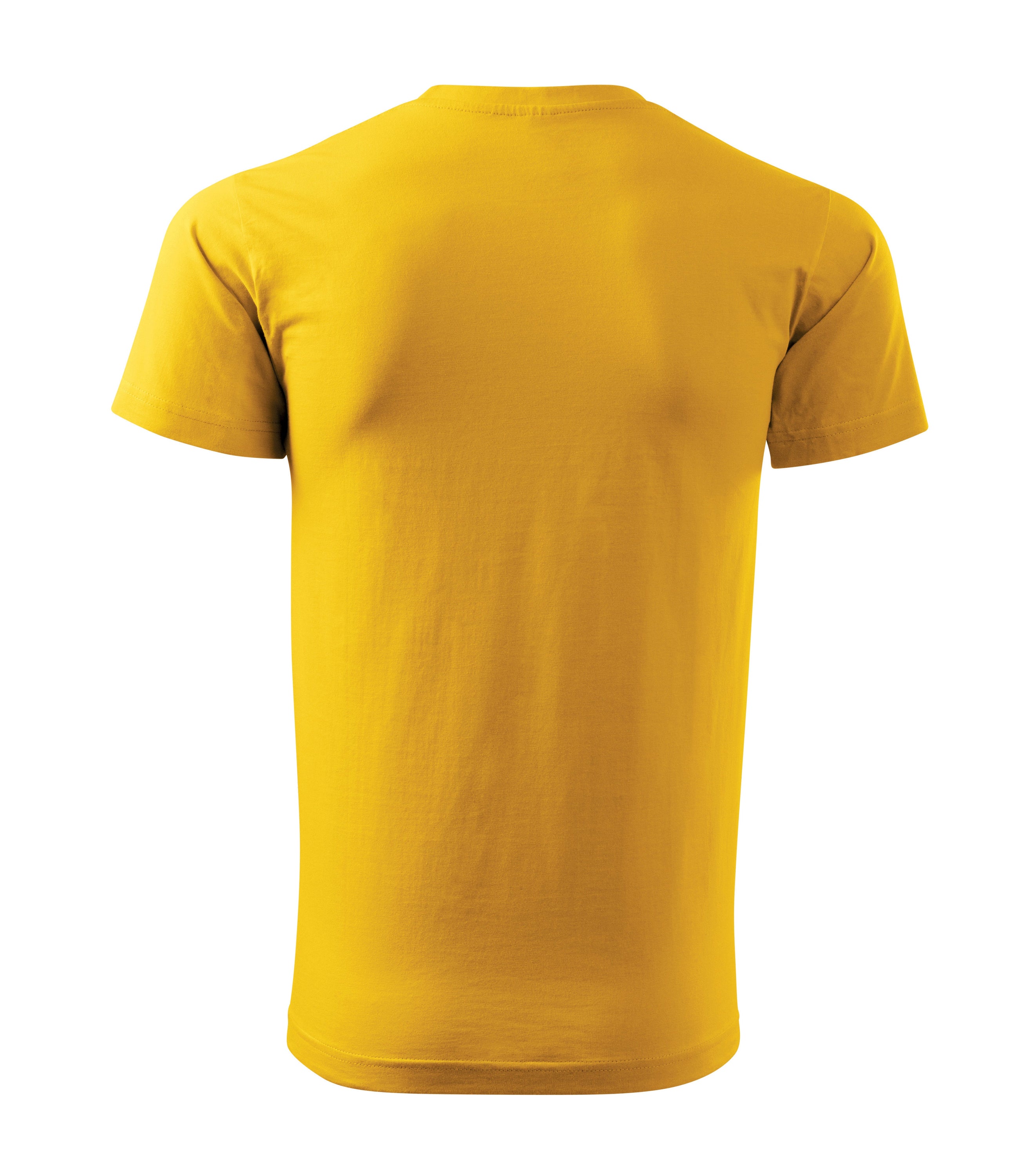 50 Basic T-Shirts in verschiedenen Farben, aus 100% Baumwolle, mit Druckoptionen und schmal geformtem Kragensaum.