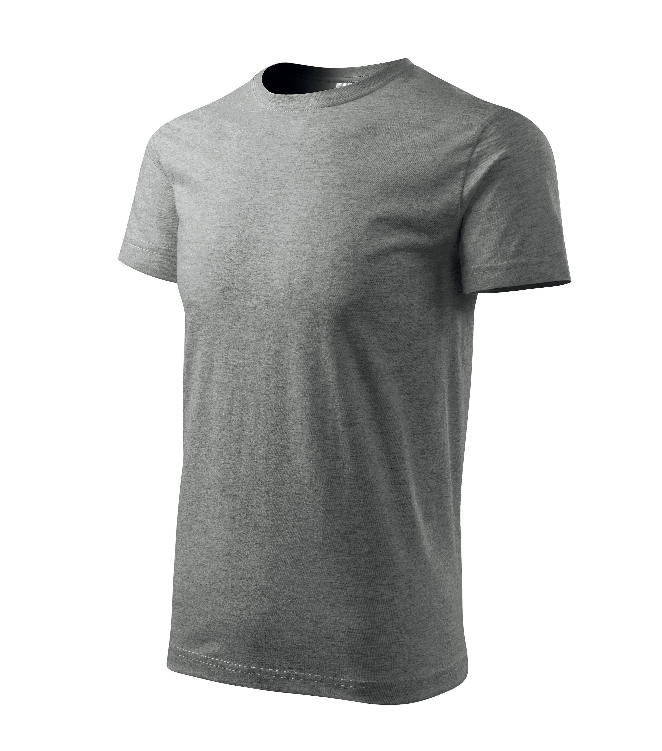 50 Basic T-Shirts in verschiedenen Farben, aus 100% Baumwolle, mit Druckoptionen und schmal geformtem Kragensaum.