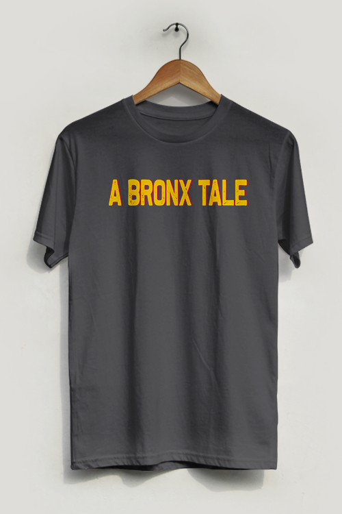 A Bronx Tale T-Shirt made of soft ring-spun cotton, featuring a stylish unisex design suitable for all occasions.