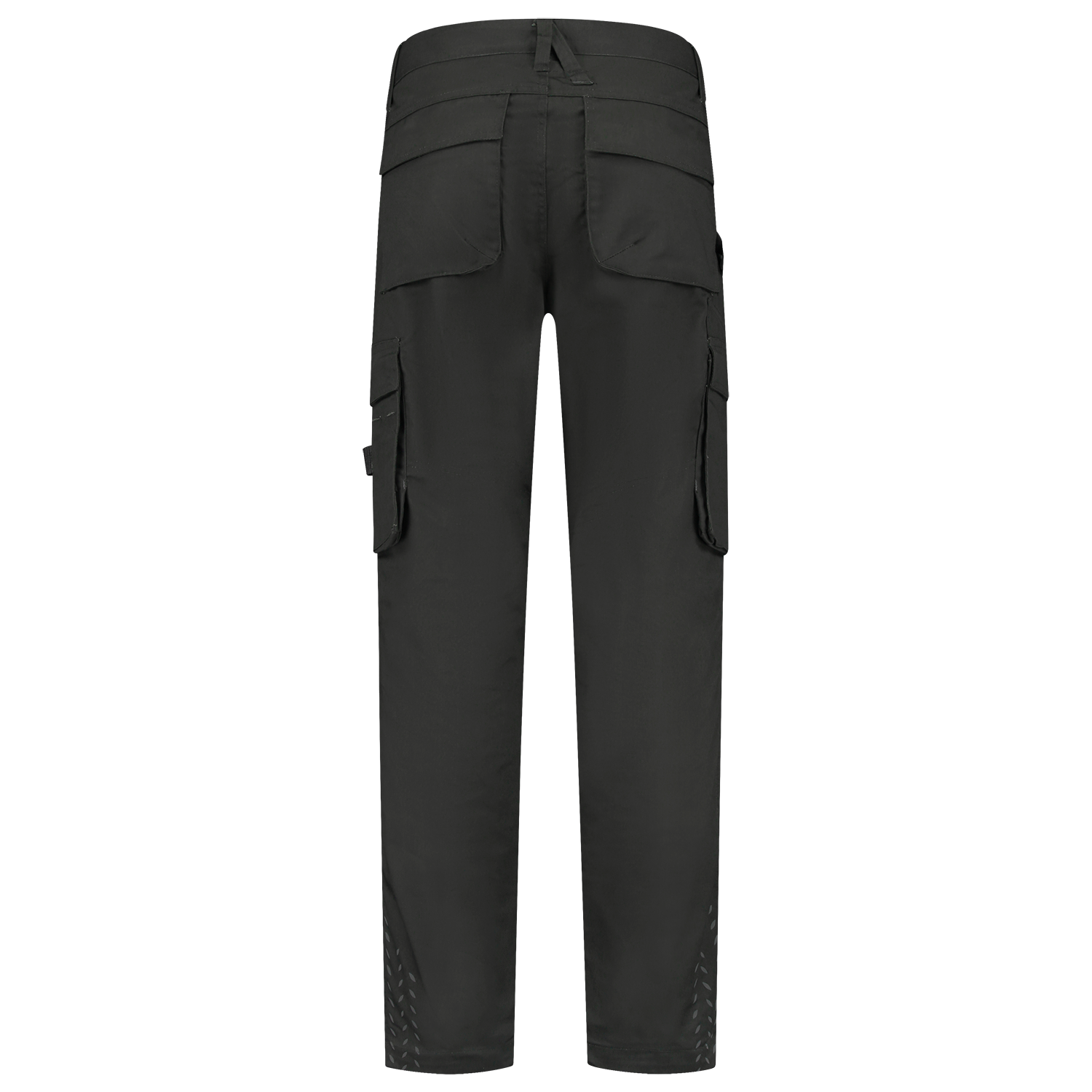 Arbeitshose Twill Cordura in verschiedenen Längen mit elastischem Bund und reflektierendem Aufdruck, ideal für Bau und Gartenbau.