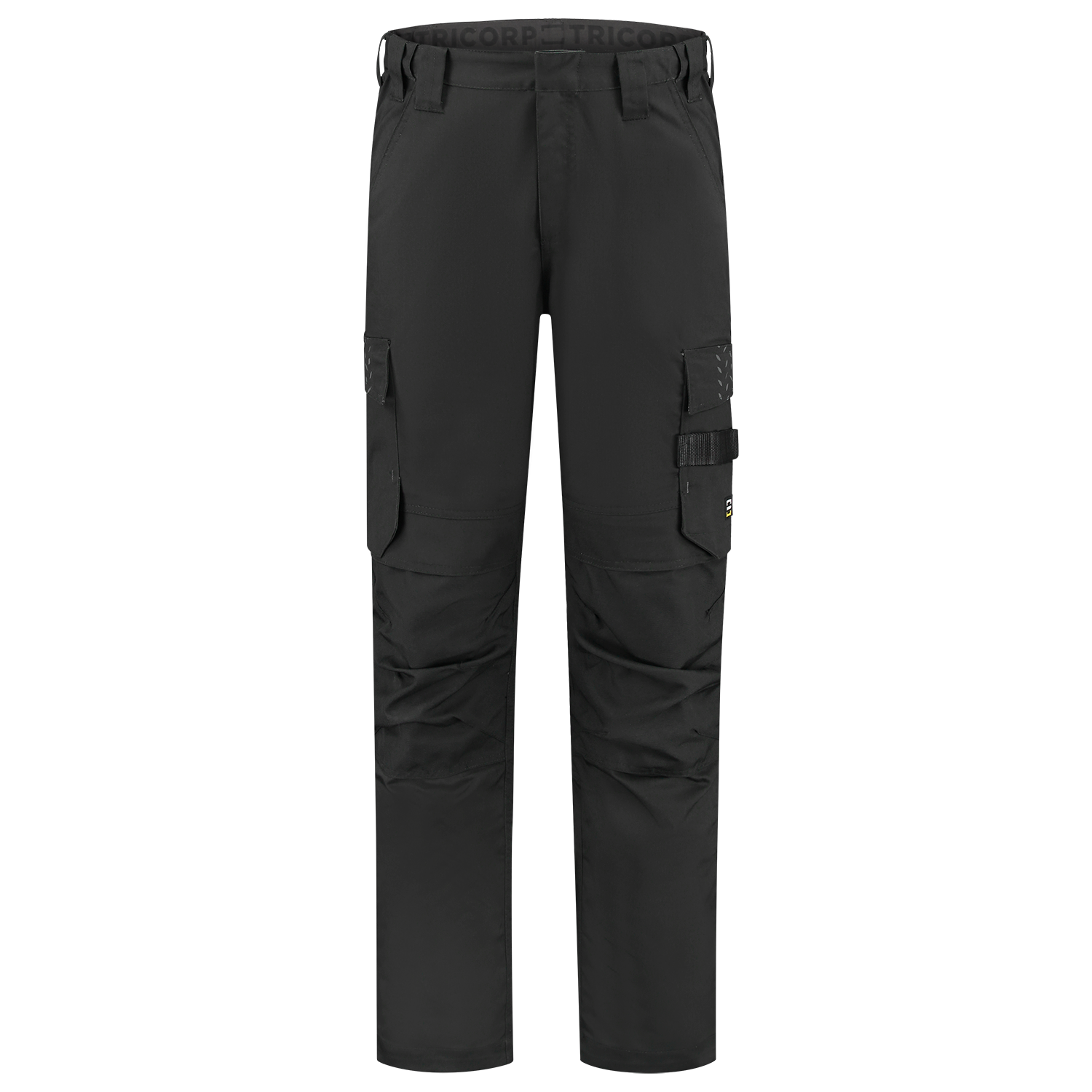 Arbeitshose Twill Cordura in verschiedenen Längen mit elastischem Bund und reflektierendem Aufdruck, ideal für Bau und Gartenbau.