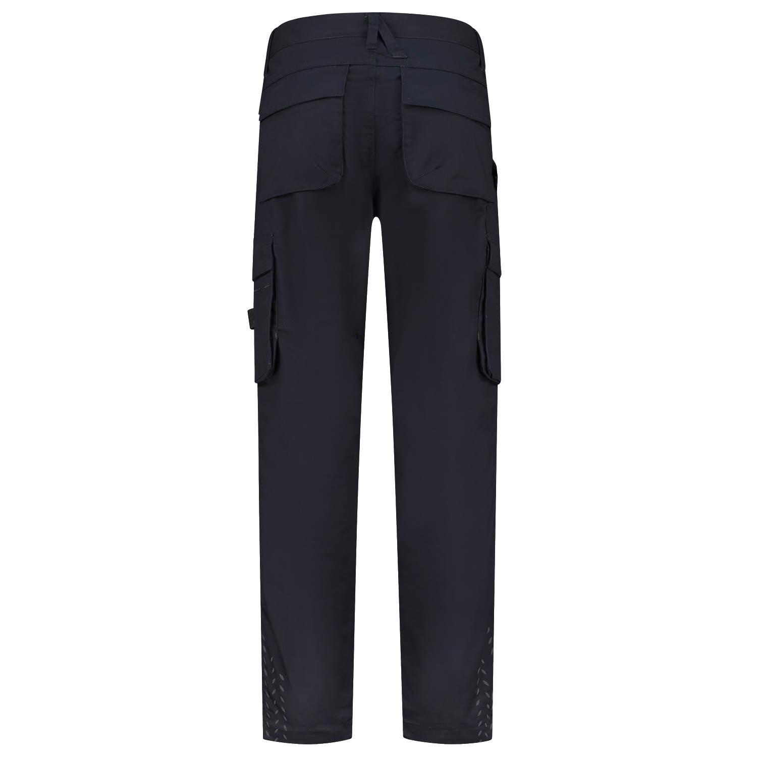 Arbeitshose Twill Cordura in verschiedenen Längen mit elastischem Bund und reflektierendem Aufdruck, ideal für Bau und Gartenbau.