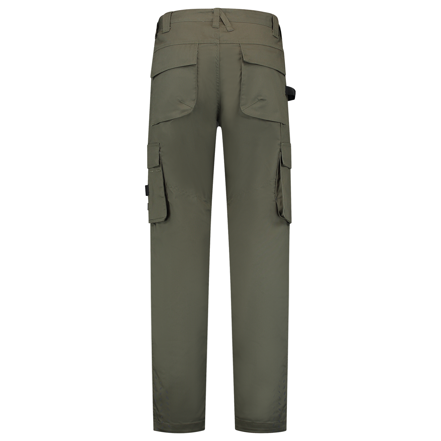 Arbeitshose Twill Cordura in verschiedenen Längen mit elastischem Bund und reflektierendem Aufdruck, ideal für Bau und Gartenbau.