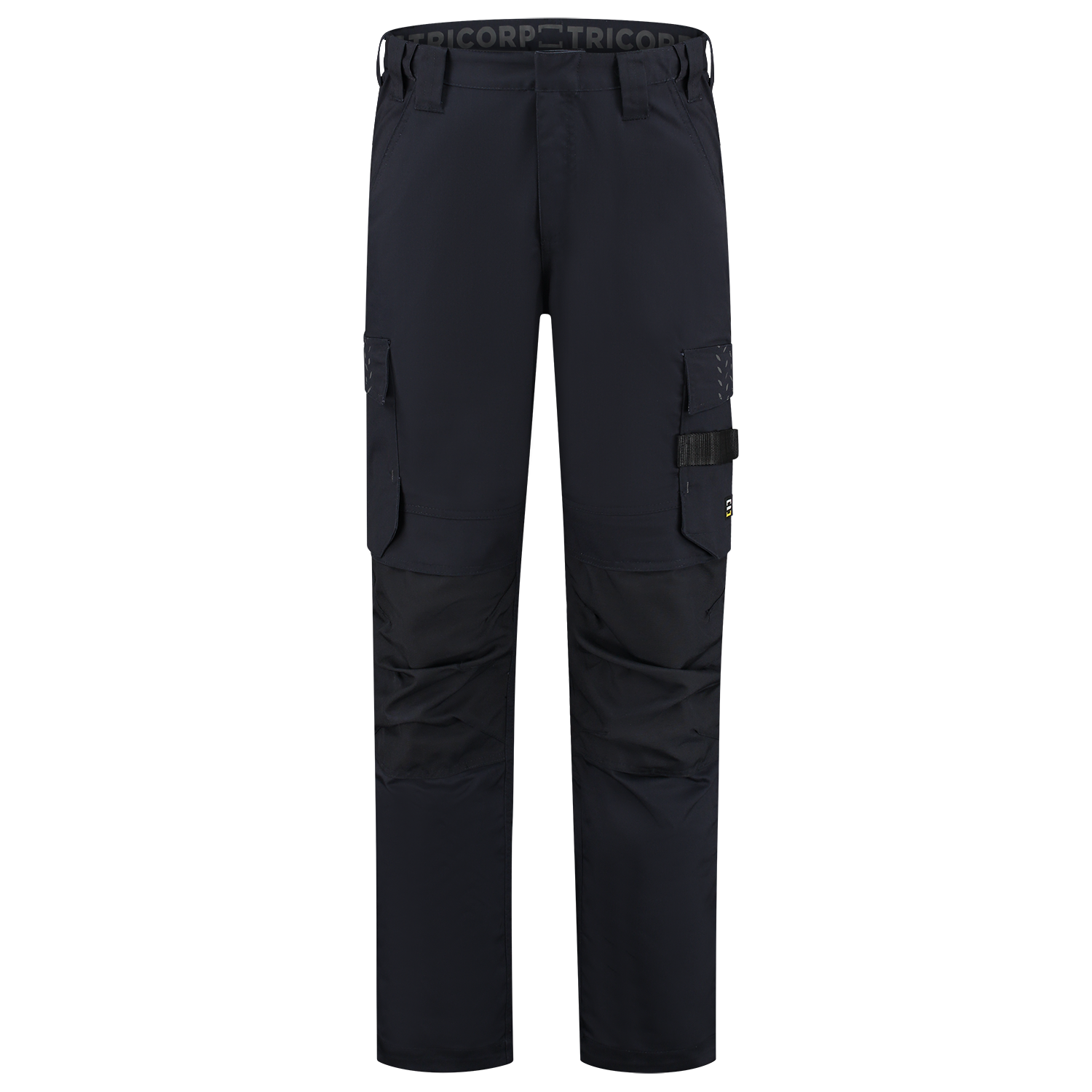 Arbeitshose Twill Cordura in verschiedenen Längen mit elastischem Bund und reflektierendem Aufdruck, ideal für Bau und Gartenbau.