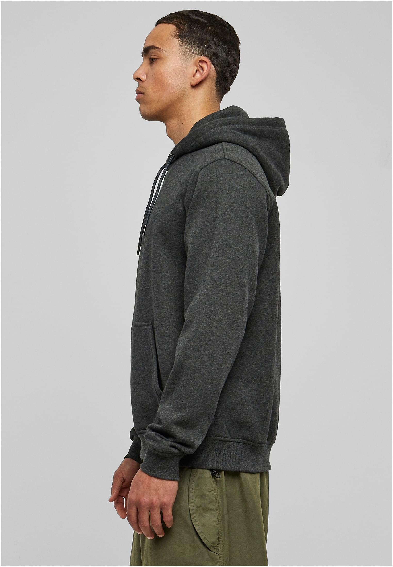 Basic Terry Hoodie in soft terry fabric, featuring a classic cut, ribbed cuffs, tonal strings, and a kangaroo pocket.