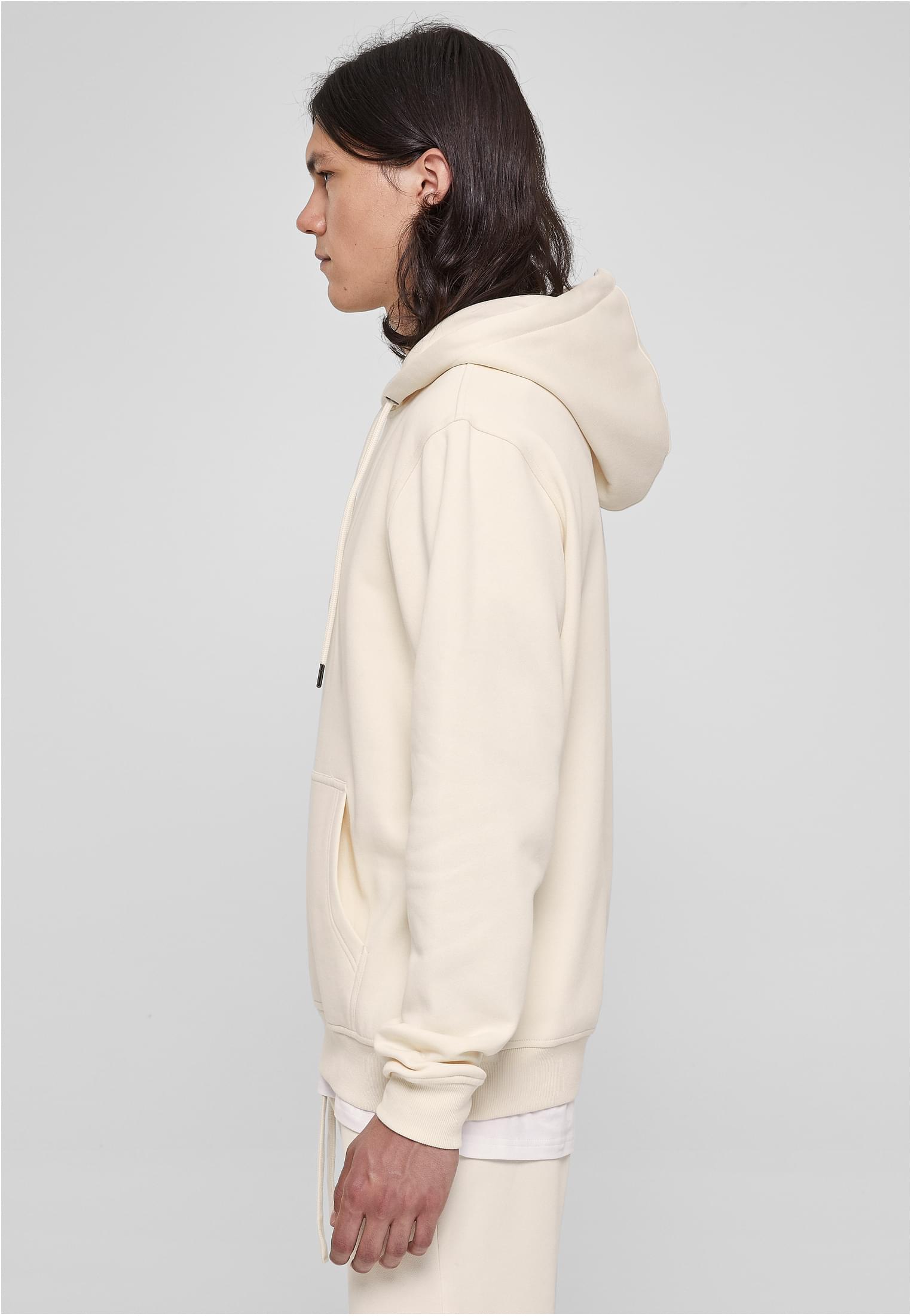 Basic Terry Hoodie in soft terry fabric, featuring a classic cut, ribbed cuffs, tonal strings, and a kangaroo pocket.