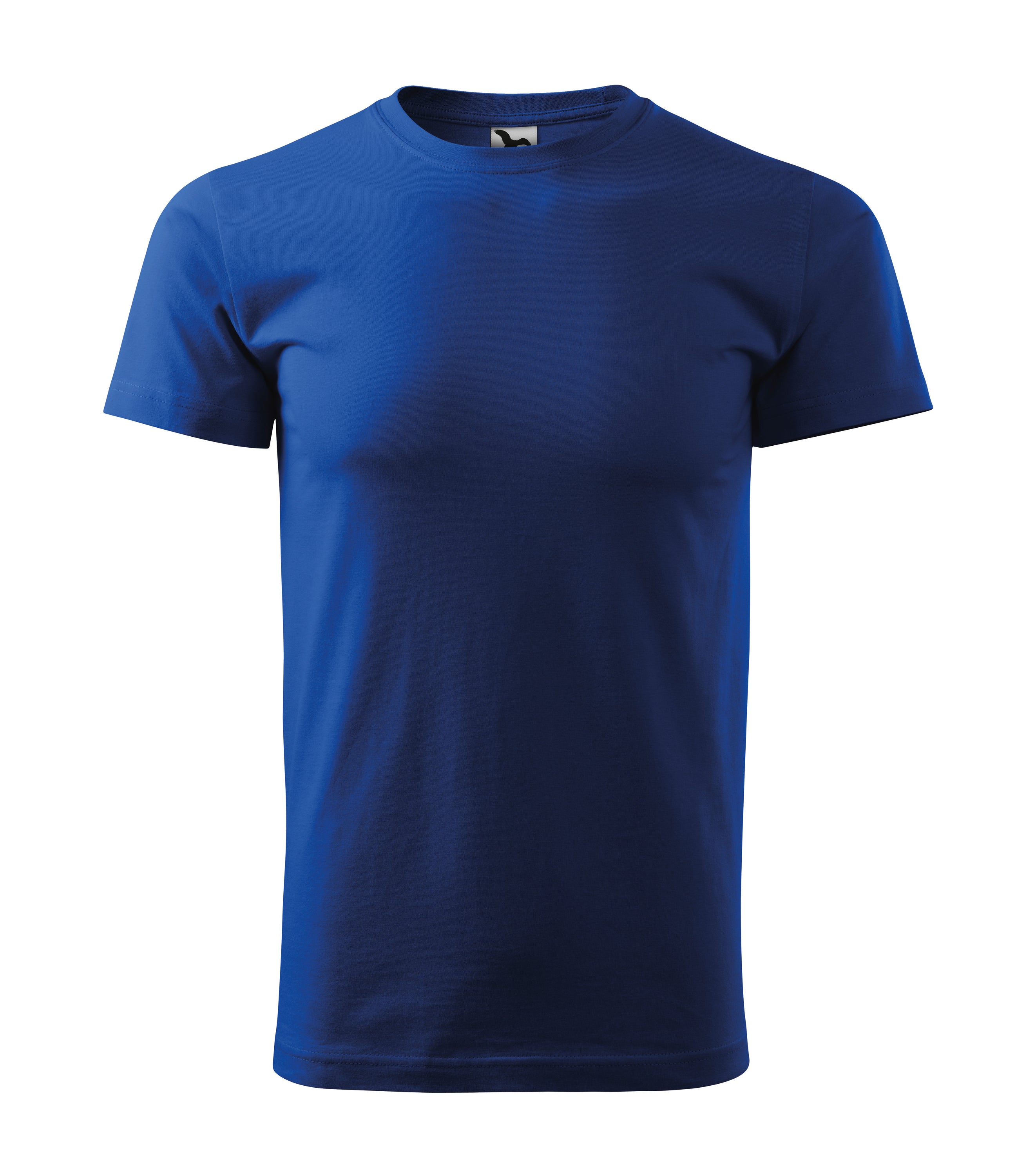 Basic T-shirt made of 100% cotton, featuring a fitted design and ribbed neckline.