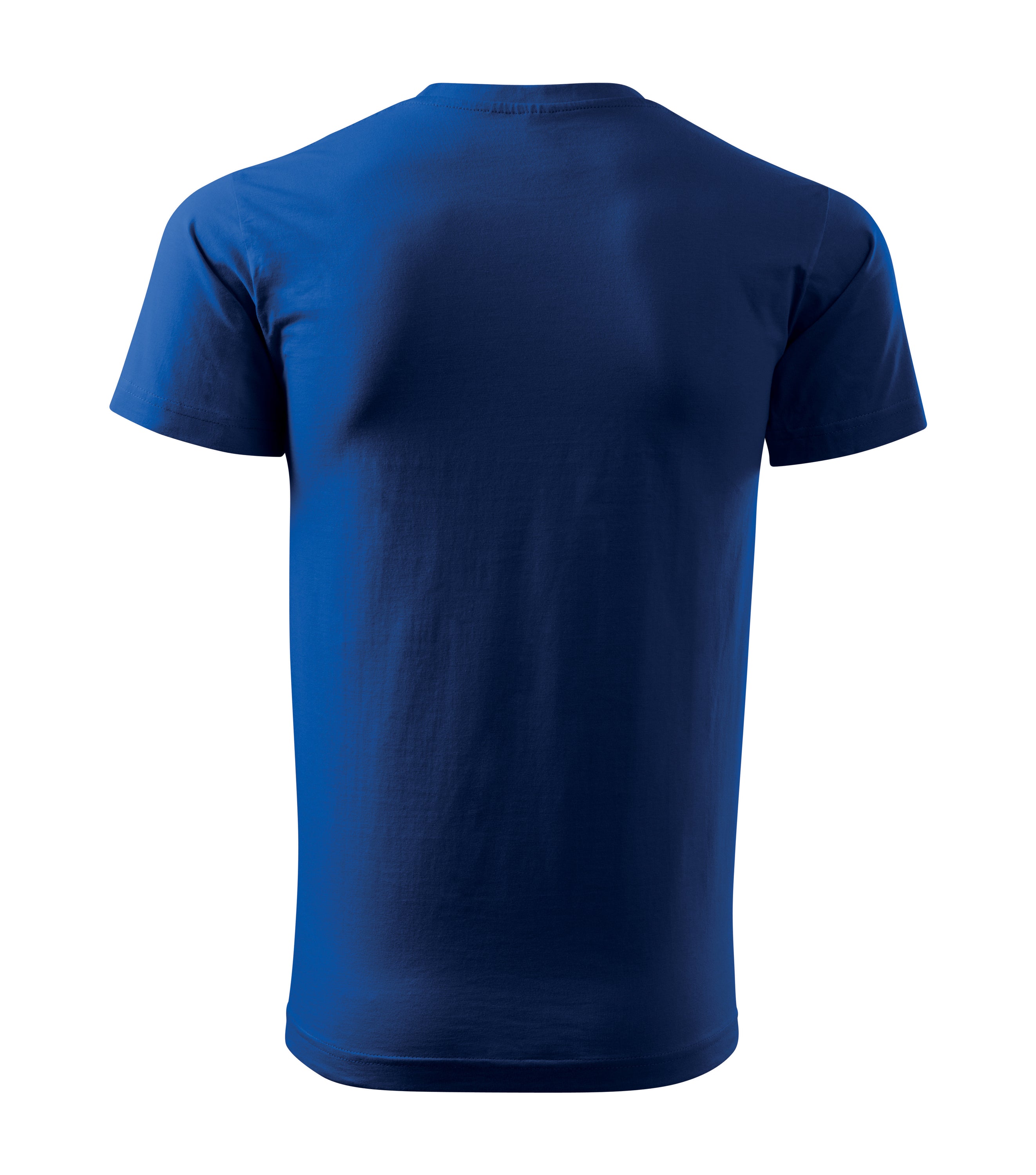 Basic T-shirt made of 100% cotton, featuring a fitted design and ribbed neckline.