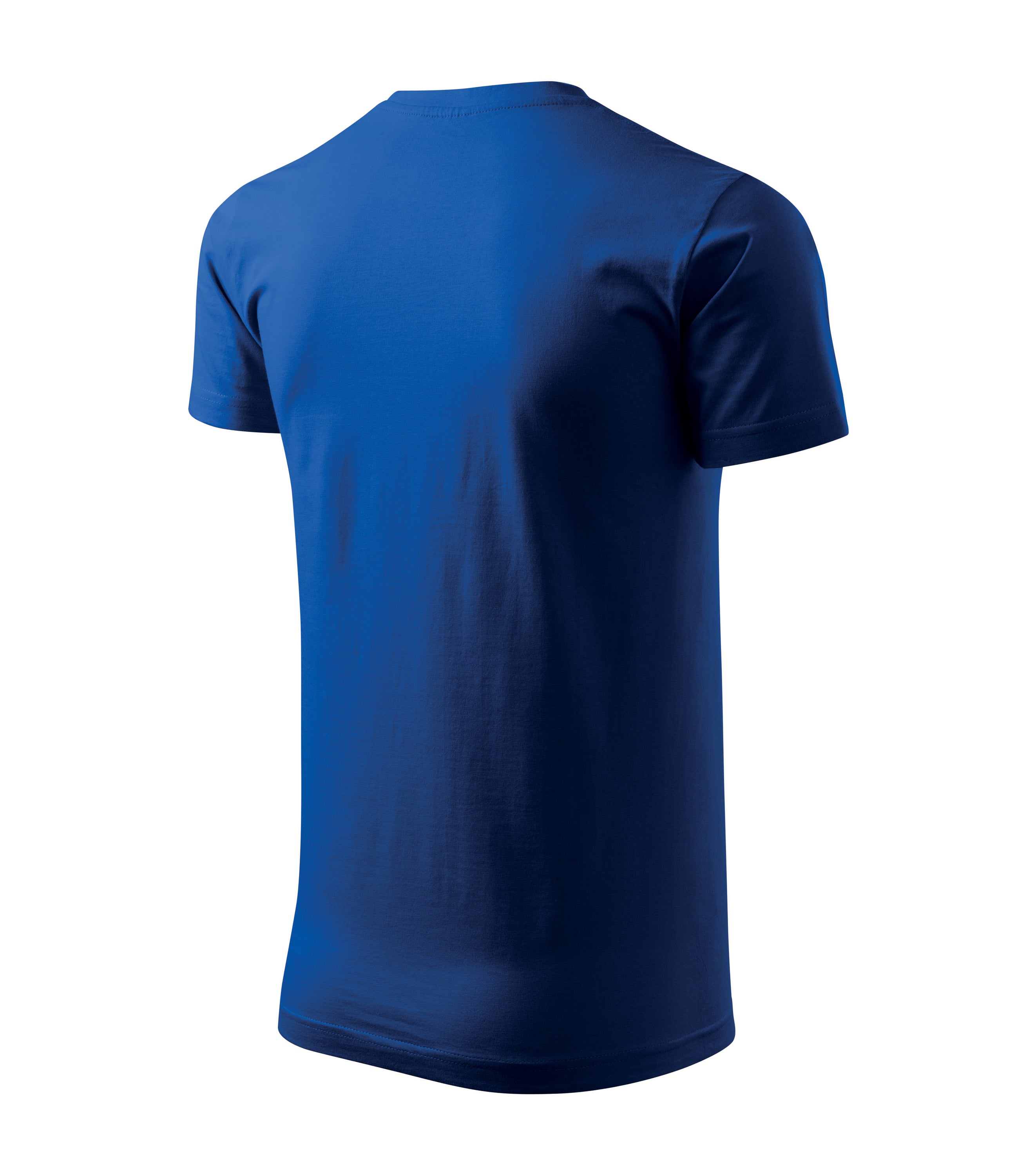 Basic T-shirt made of 100% cotton, featuring a fitted design and ribbed neckline.