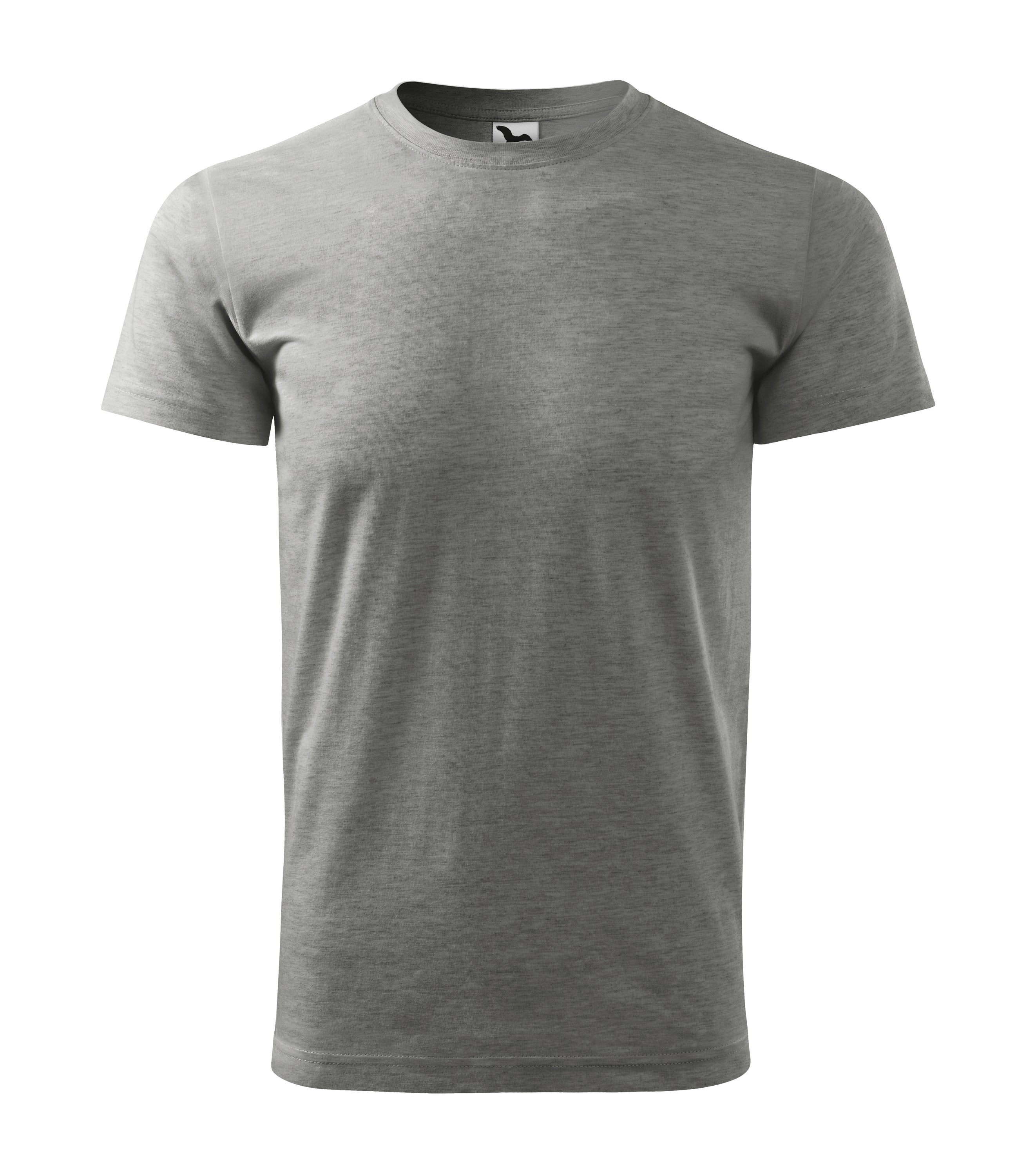 Basic T-shirt made of 100% cotton, featuring a fitted design and ribbed neckline.