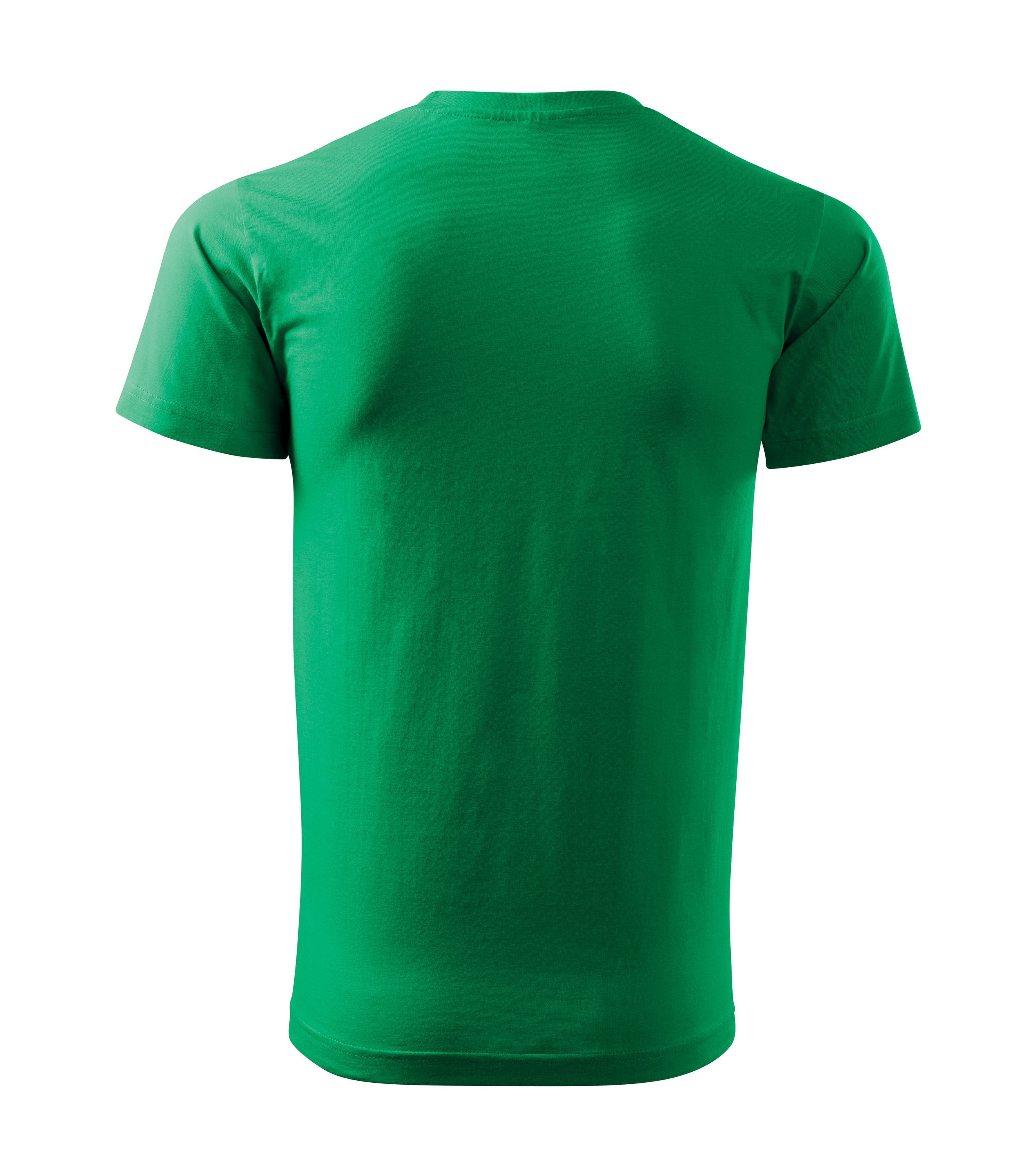 Basic T-shirt made of 100% cotton, featuring a fitted design and ribbed neckline.