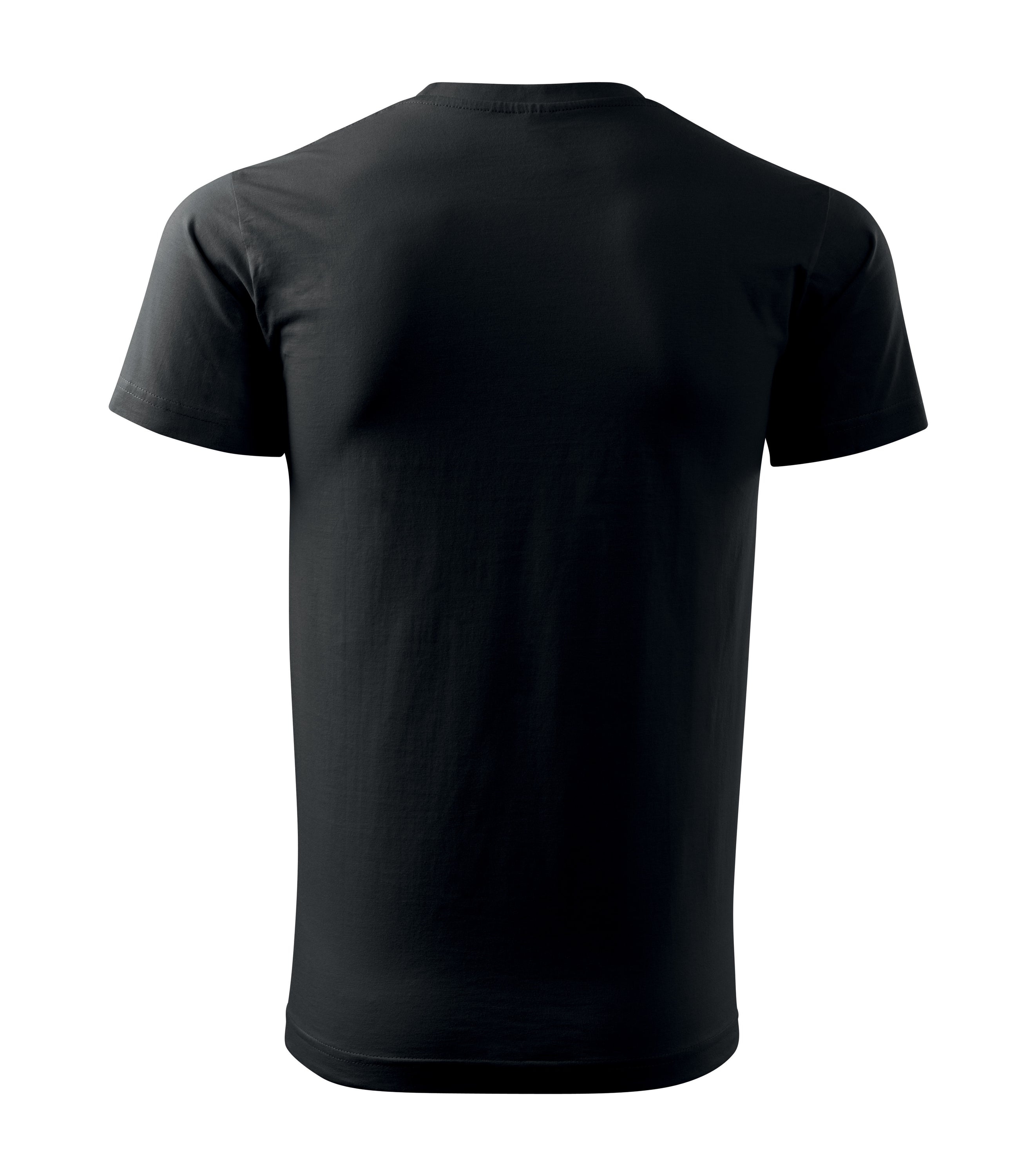 Basic T-shirt made of 100% cotton, featuring a fitted design and ribbed neckline.