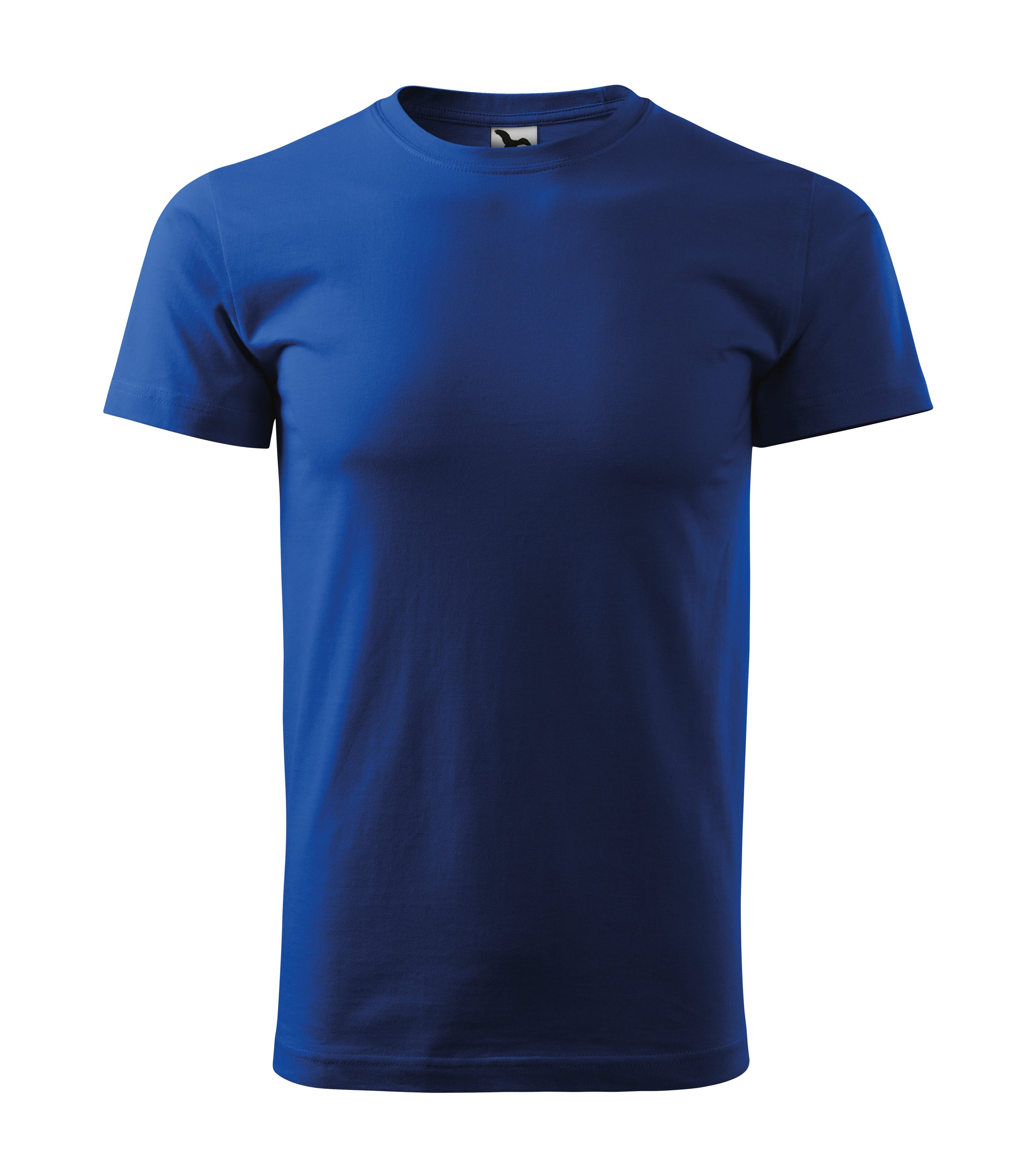 Basic T-shirt Label-Free in a neutral color, showcasing its label-free design and slim ribbed collar.