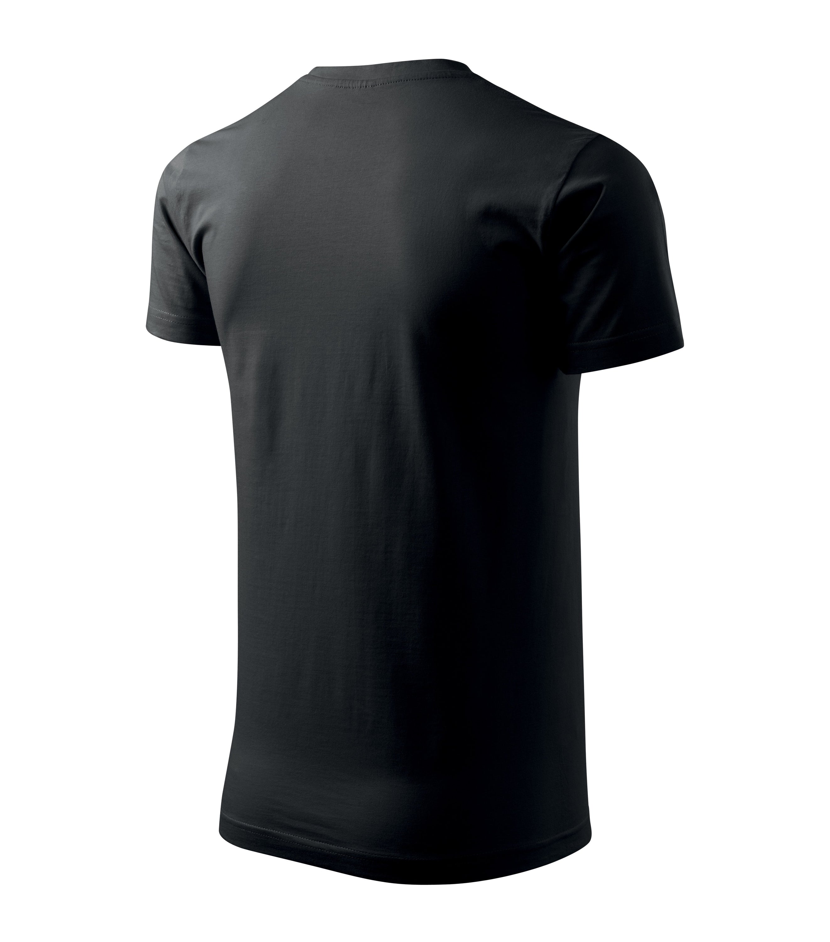 Basic T-shirt Label-Free in a neutral color, showcasing its label-free design and slim ribbed collar.