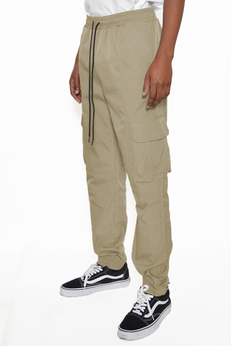 Cargo Utility Jogger Elastic Ankle Pant in a stylish design with elastic waist and adjustable ankle cuffs.