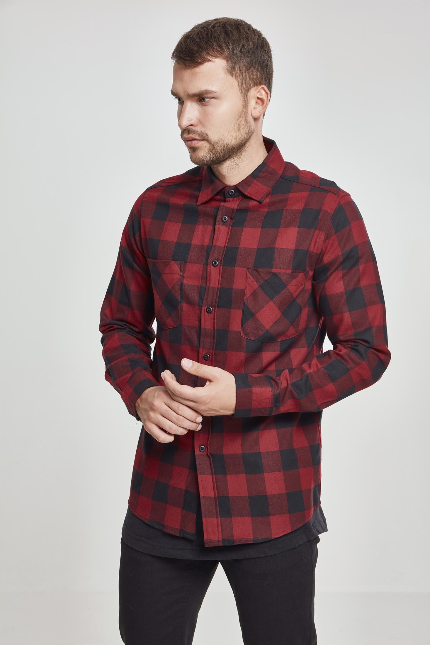 Checked Flannel Shirt in various colors, showcasing its stylish checked pattern and soft cotton fabric.