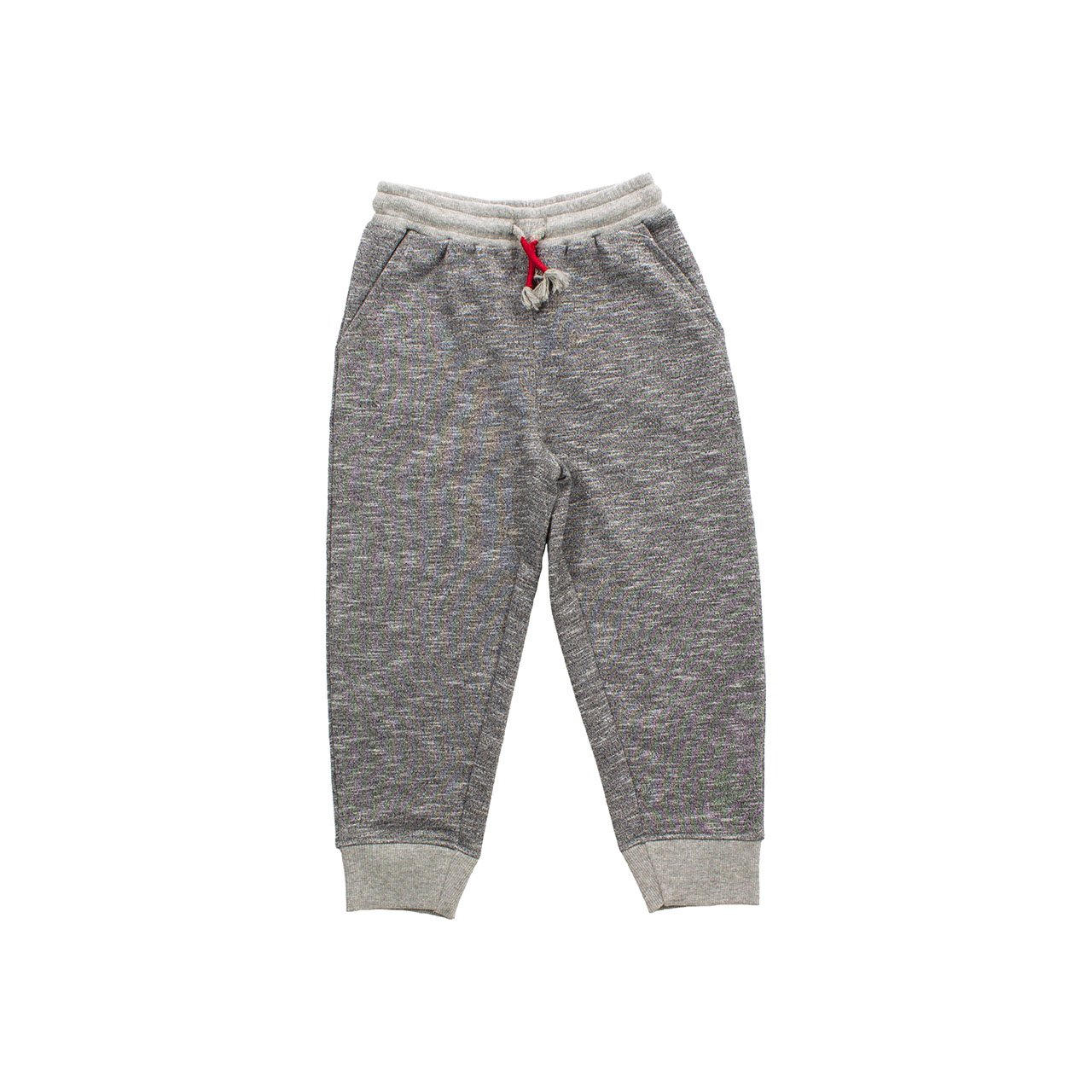 Clyde Pant Boy joggers in marled fabric, perfect for active boys, showcasing stylish design and comfort.