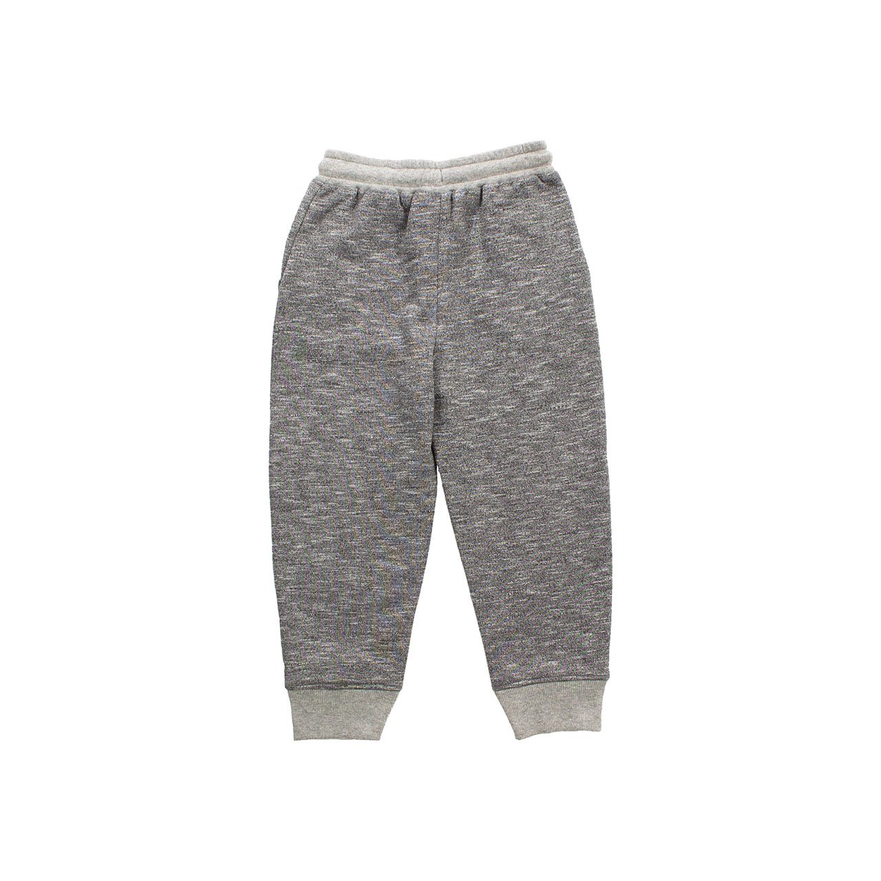 Clyde Pant Boy joggers in marled fabric, perfect for active boys, showcasing stylish design and comfort.