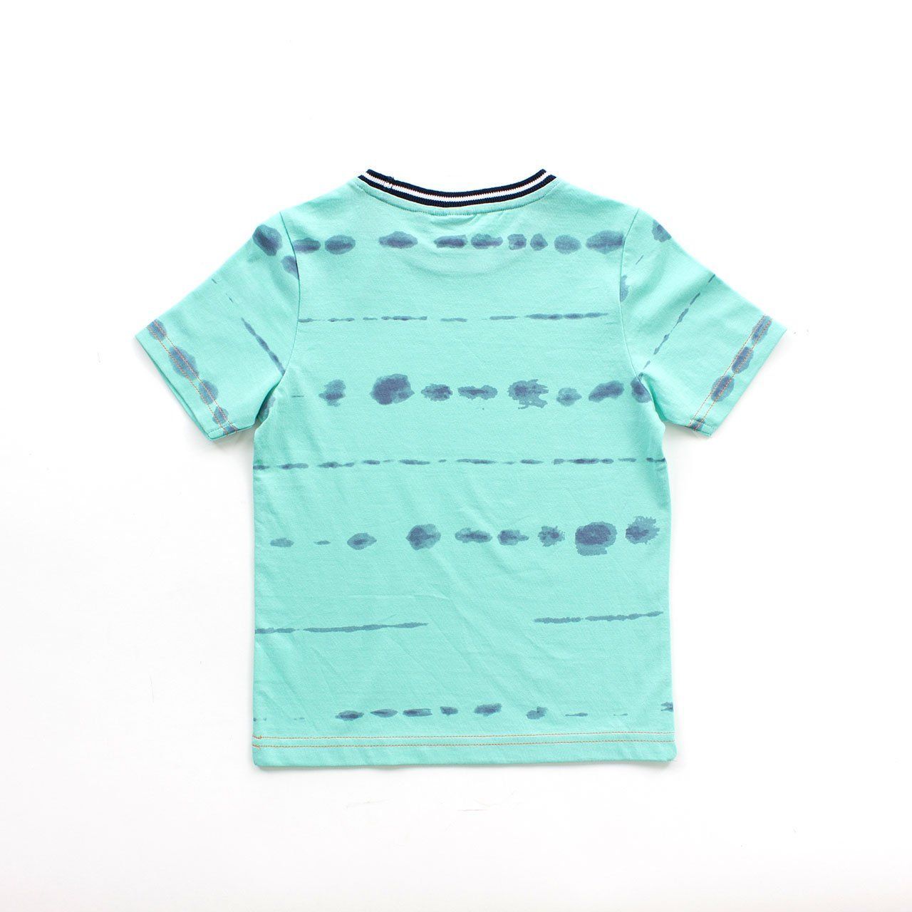 Clyde Tee Baby in light mint color featuring a trendy tie-dye design, made from soft knit fabric for comfort.