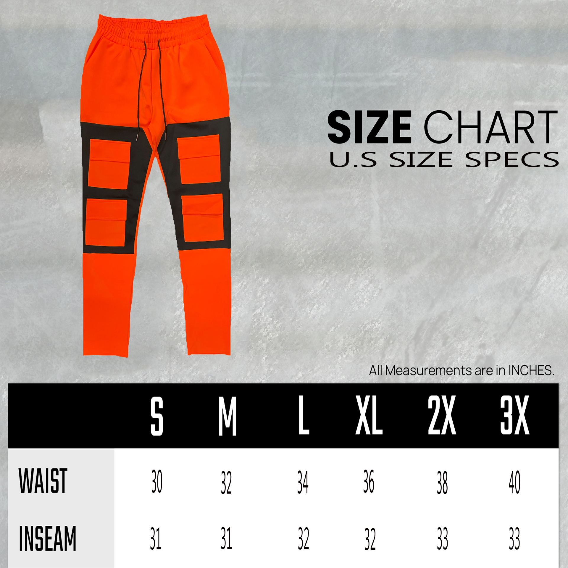 Color Block Cargo Track Pants featuring Velcro closure pouch pockets and ankle zippers, designed for comfort and style.