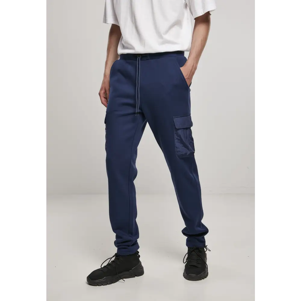 Men's Commuter Sweatpants featuring metallic nylon pockets and elastic waistband, perfect for casual wear.