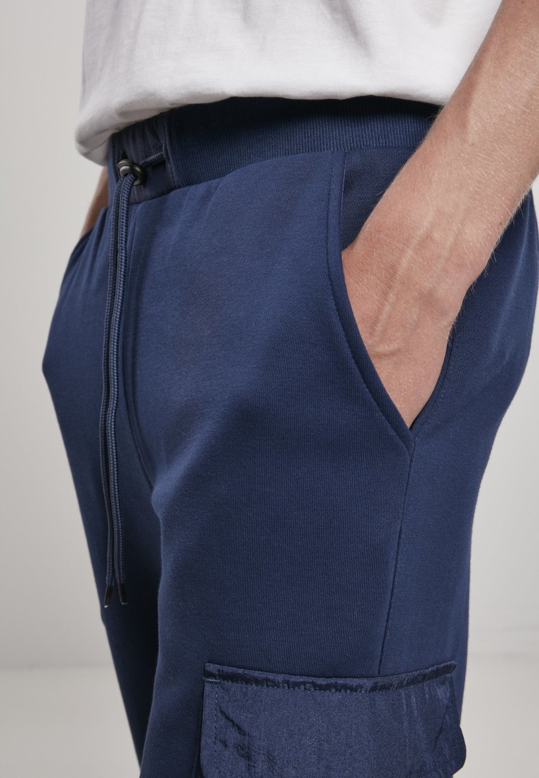 Men's Commuter Sweatpants featuring metallic nylon pockets and elastic waistband, perfect for casual wear.