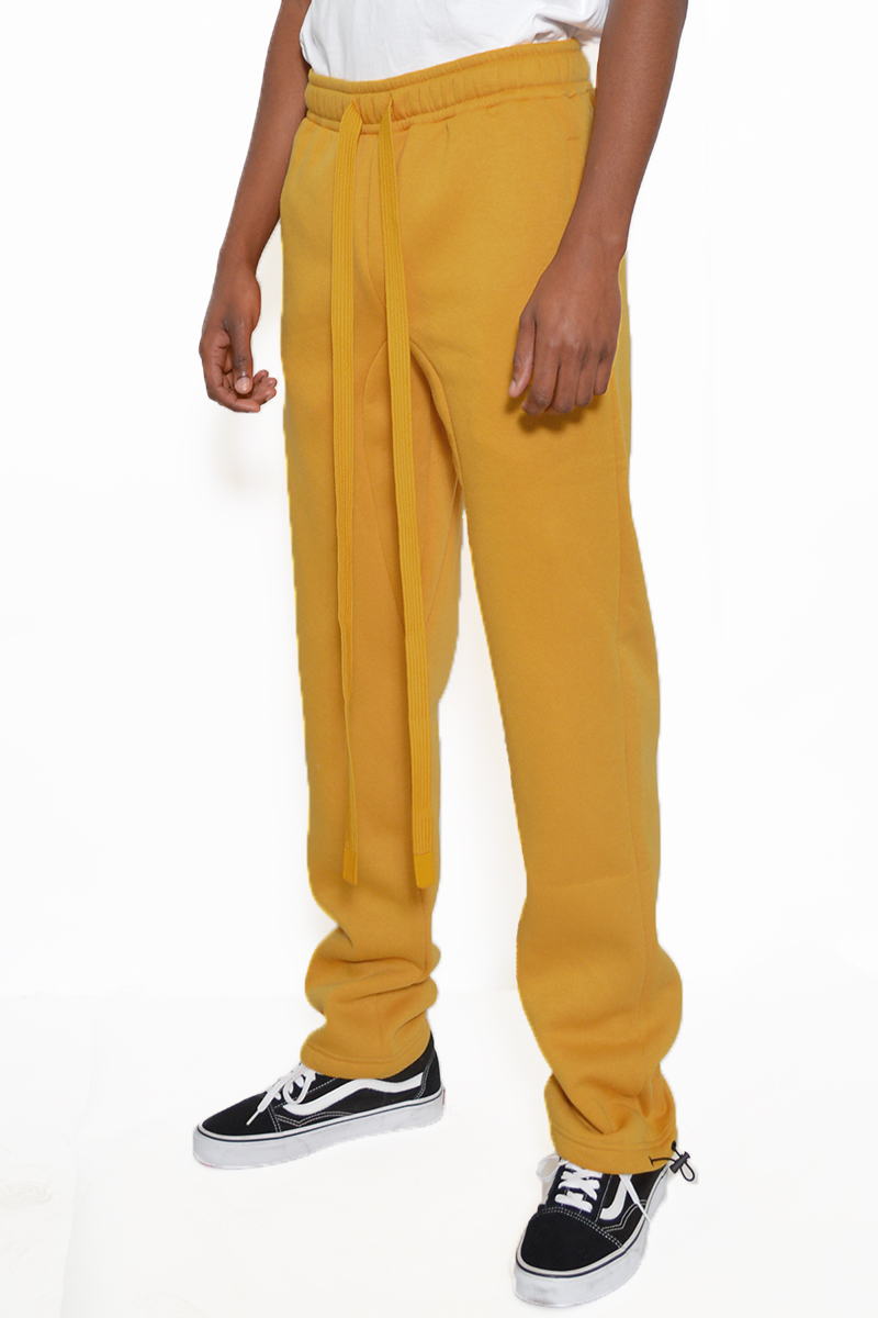 Cotton Fleece Toggle Sweats featuring elastic waist and ankle toggle, perfect for casual and active wear.