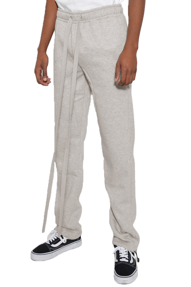 Cotton Fleece Toggle Sweats in a casual setting, showcasing elastic waist and ankle toggle.