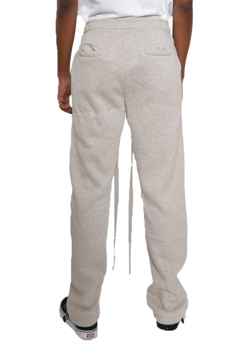 Cotton Fleece Toggle Sweats in a casual setting, showcasing elastic waist and ankle toggle.