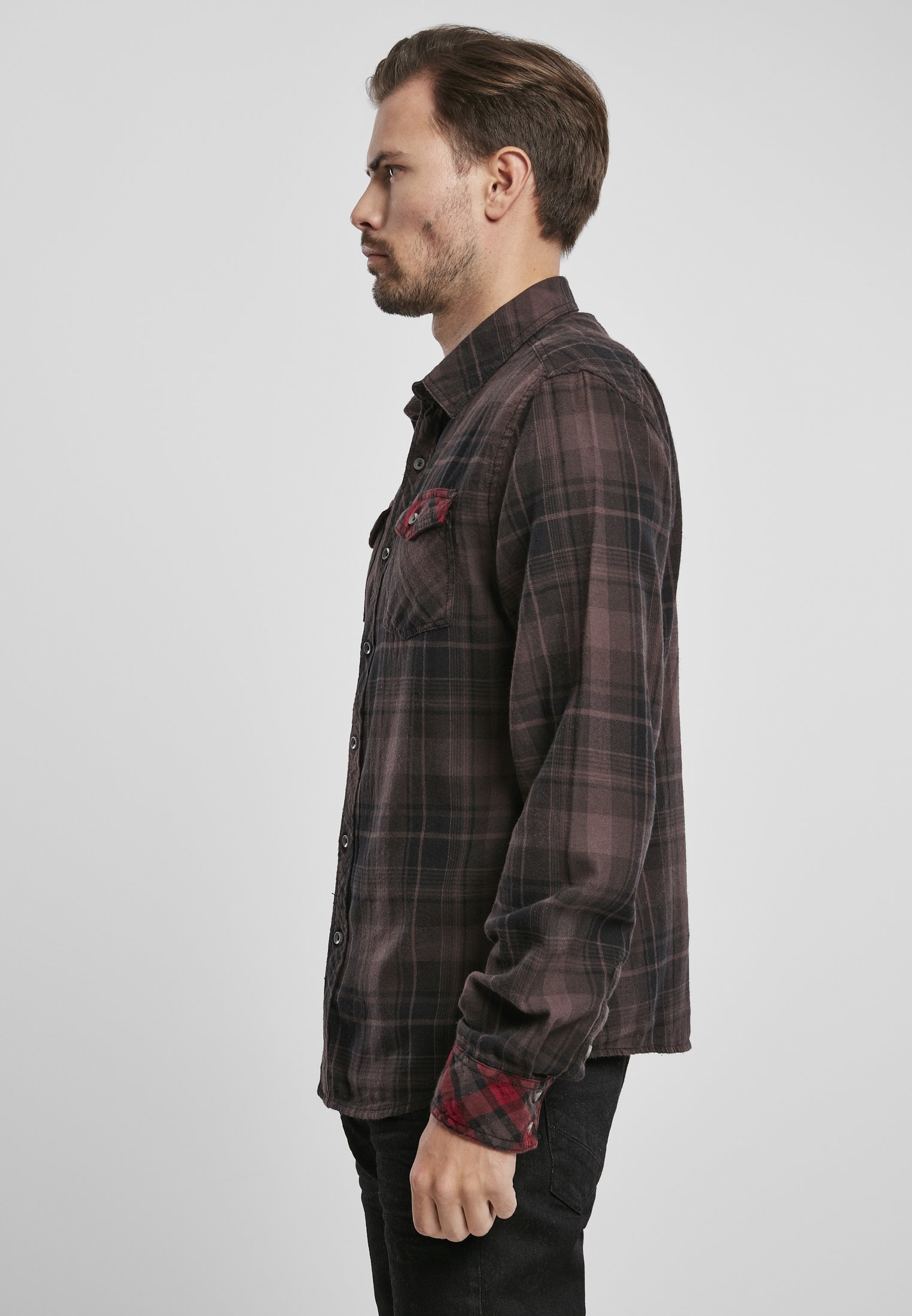 Duncan Checked Shirt made of 100% cotton featuring a stylish checked pattern, perfect for casual or formal wear.