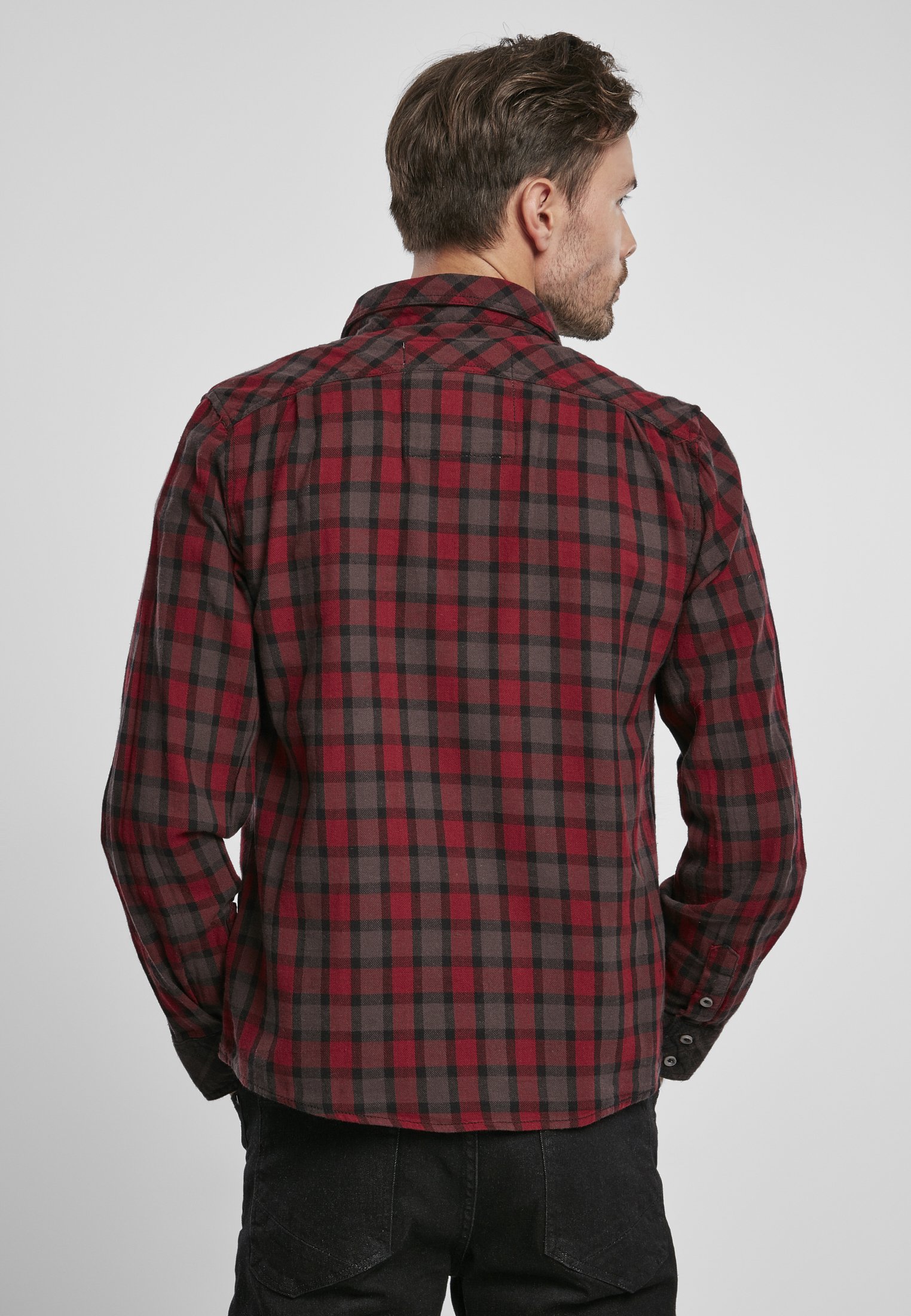 Duncan Checked Shirt made of 100% cotton featuring a stylish checked pattern, perfect for casual or formal wear.