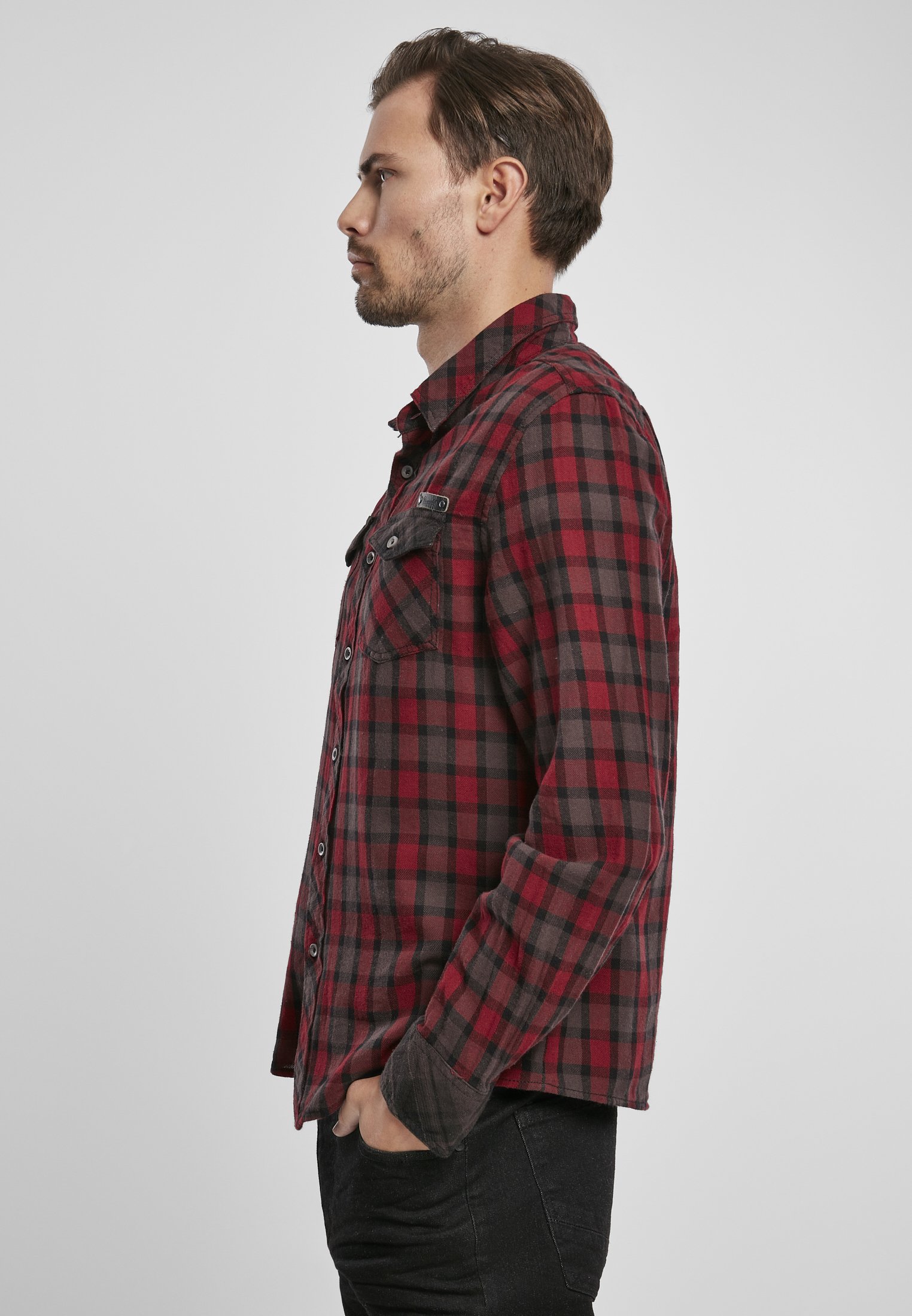 Duncan Checked Shirt made of 100% cotton featuring a stylish checked pattern, perfect for casual or formal wear.