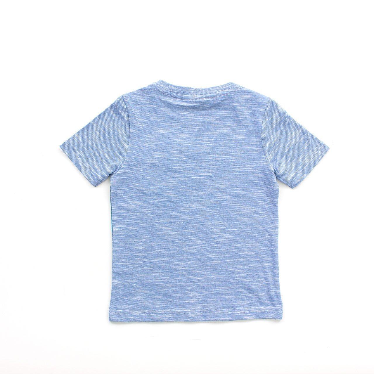 Ethan Tee Baby featuring unique yarn dye stripes in classic colors with a fun pop pocket detail.