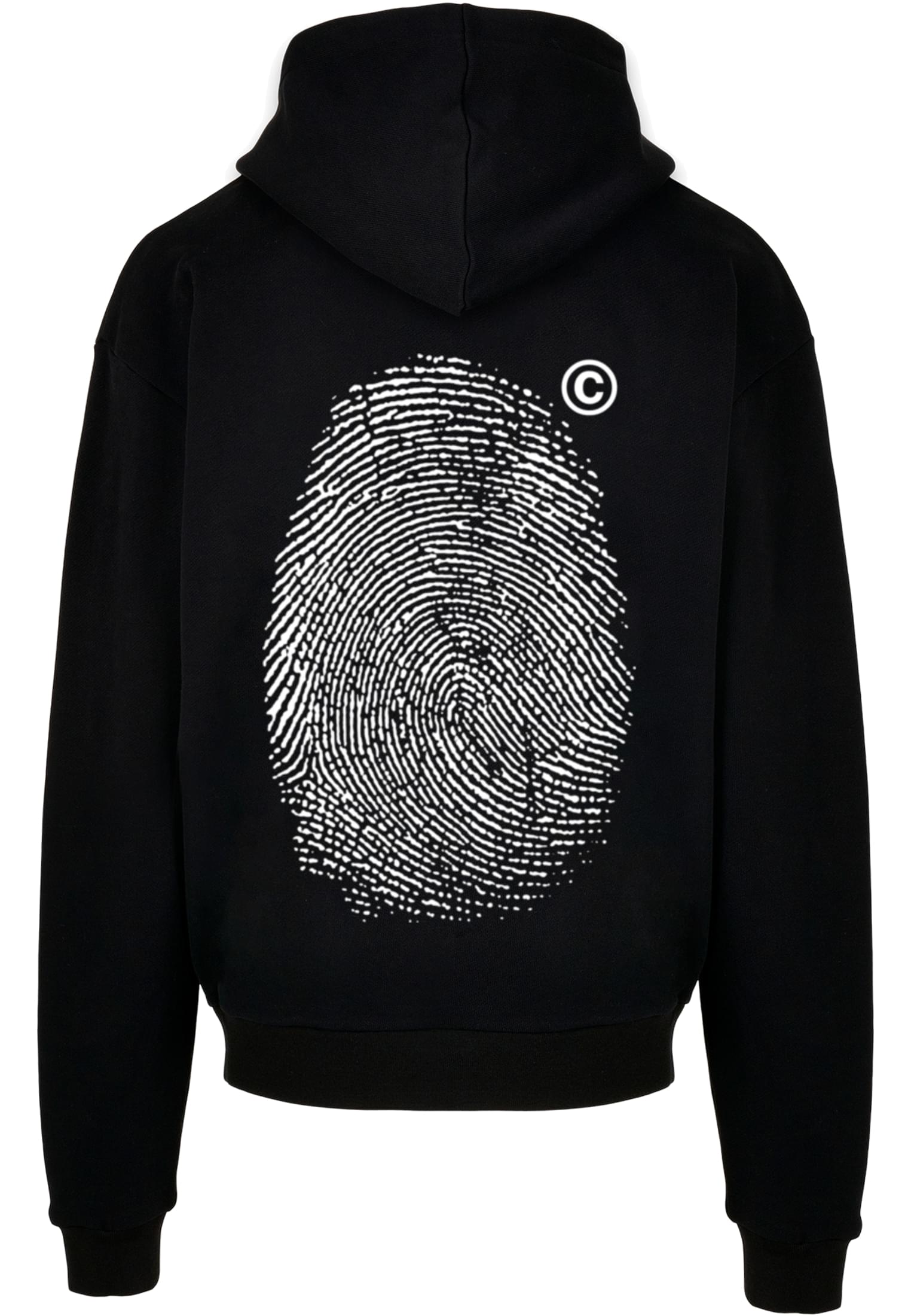 A black oversized hoodie made from 100% cotton, featuring a cozy and stylish design, perfect for casual wear.