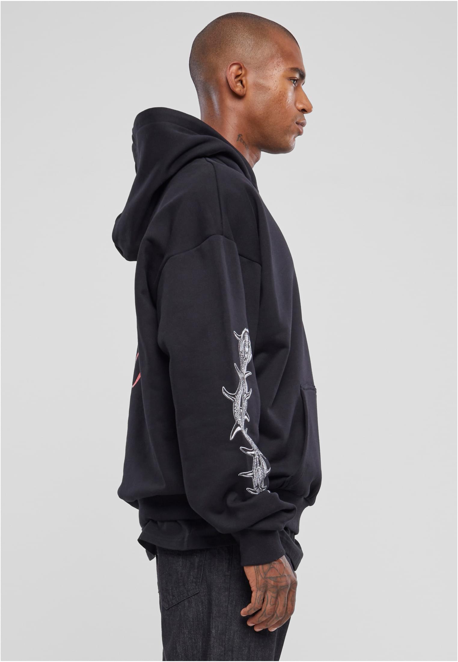 Black God Loyalty Love Ultra Heavy Oversize Hoodie made from 100% cotton, featuring a bold loyalty design.